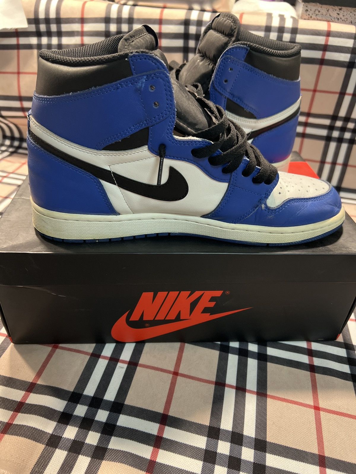 Jordan Brand × Nike Air Jordan 1 Retro High OG (Game Royal) Size US 10.5 / EU 43-44 - 5 Thumbnail
