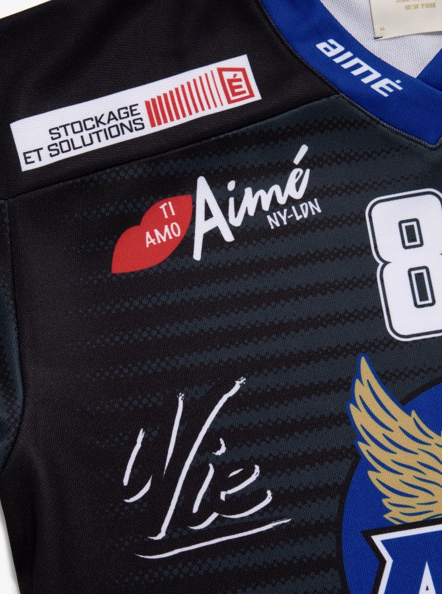 Aime Leon Dore × Vintage Aimé Leon Dore ALD Team Hockey Jersey Black Size US L / EU 52-54 / 3 - 3 Thumbnail