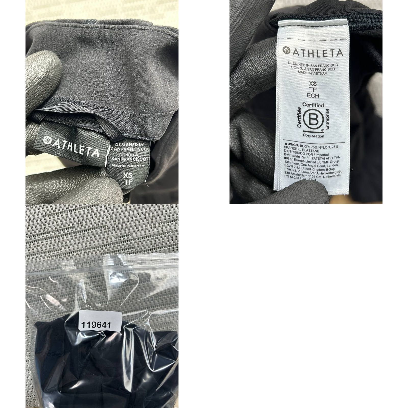 Athleta Athleta Jacket Womens XS Black Salutation Nylon Stretch Quick Drying Full Zip Size XS / US 0-2 / IT 36-38 - 8 Thumbnail