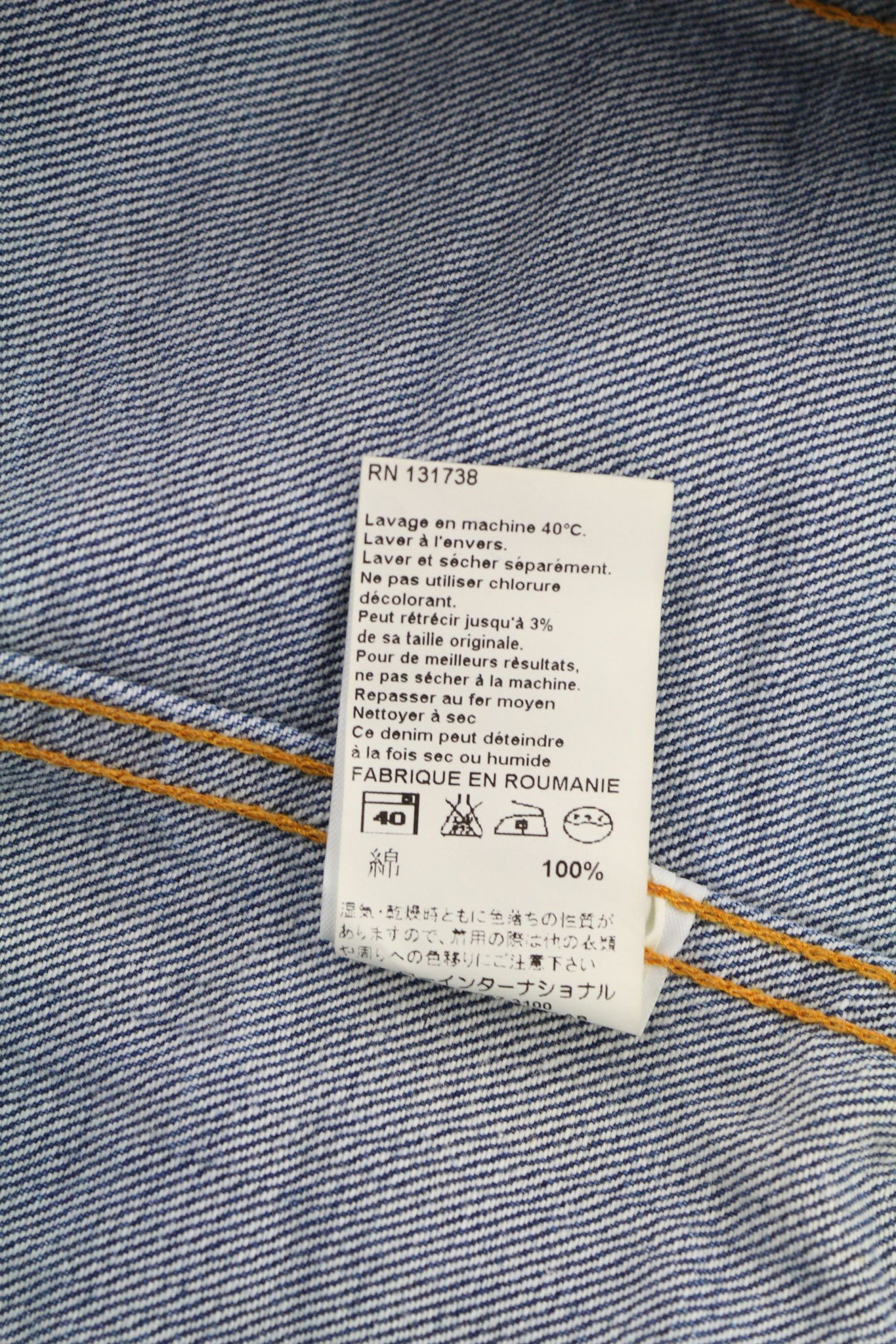 Nudie Jeans CONNY LIGHT VINTAGE S Cotton Denim Blue Jacket 80803 Size US S / EU 44-46 / 1 - 7 Thumbnail