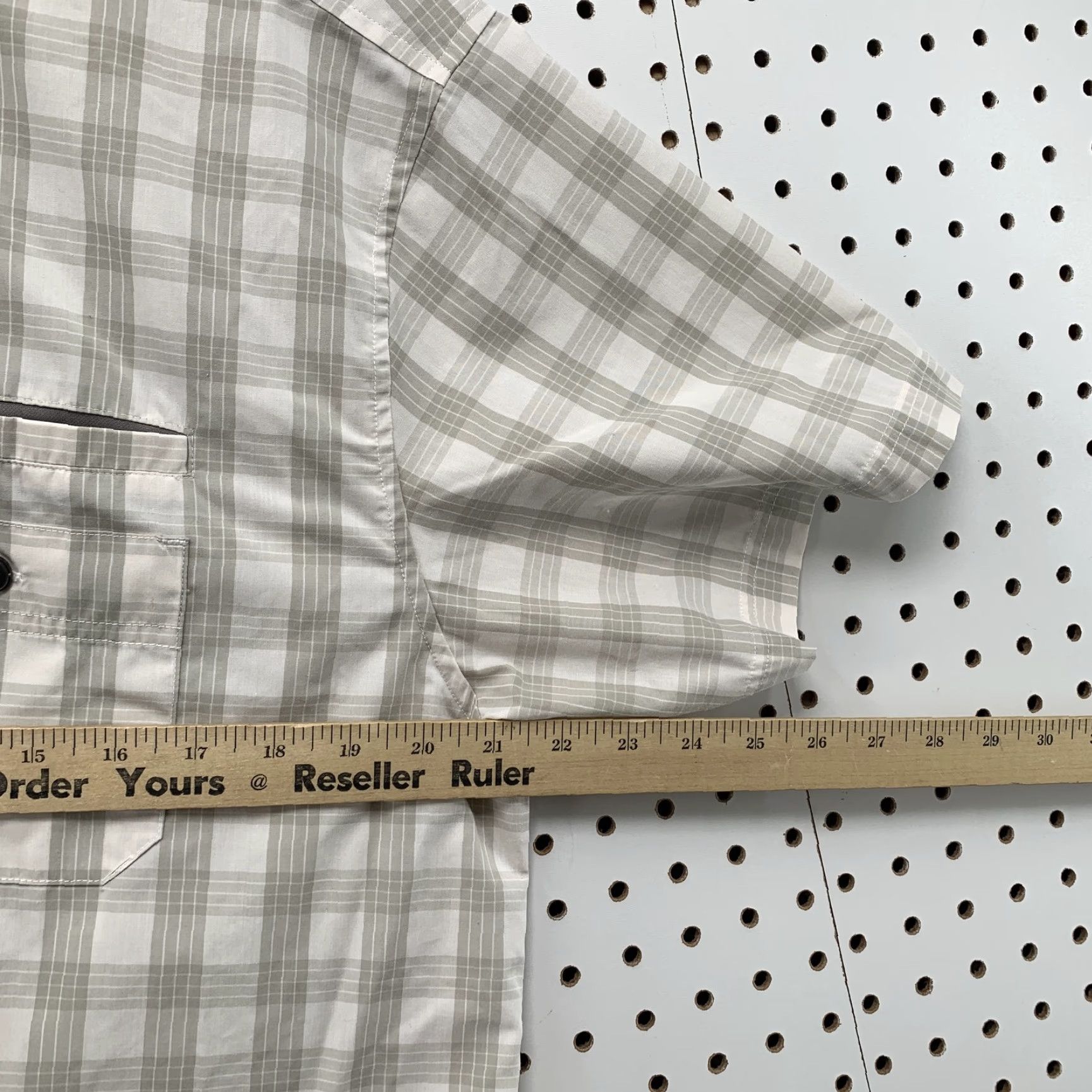 Howler Brothers Howler Bros Plaid Button-Up Shirt Mens Large Beige Short Sleeve Outdoor Casual Size US L / EU 52-54 / 3 - 4 Thumbnail