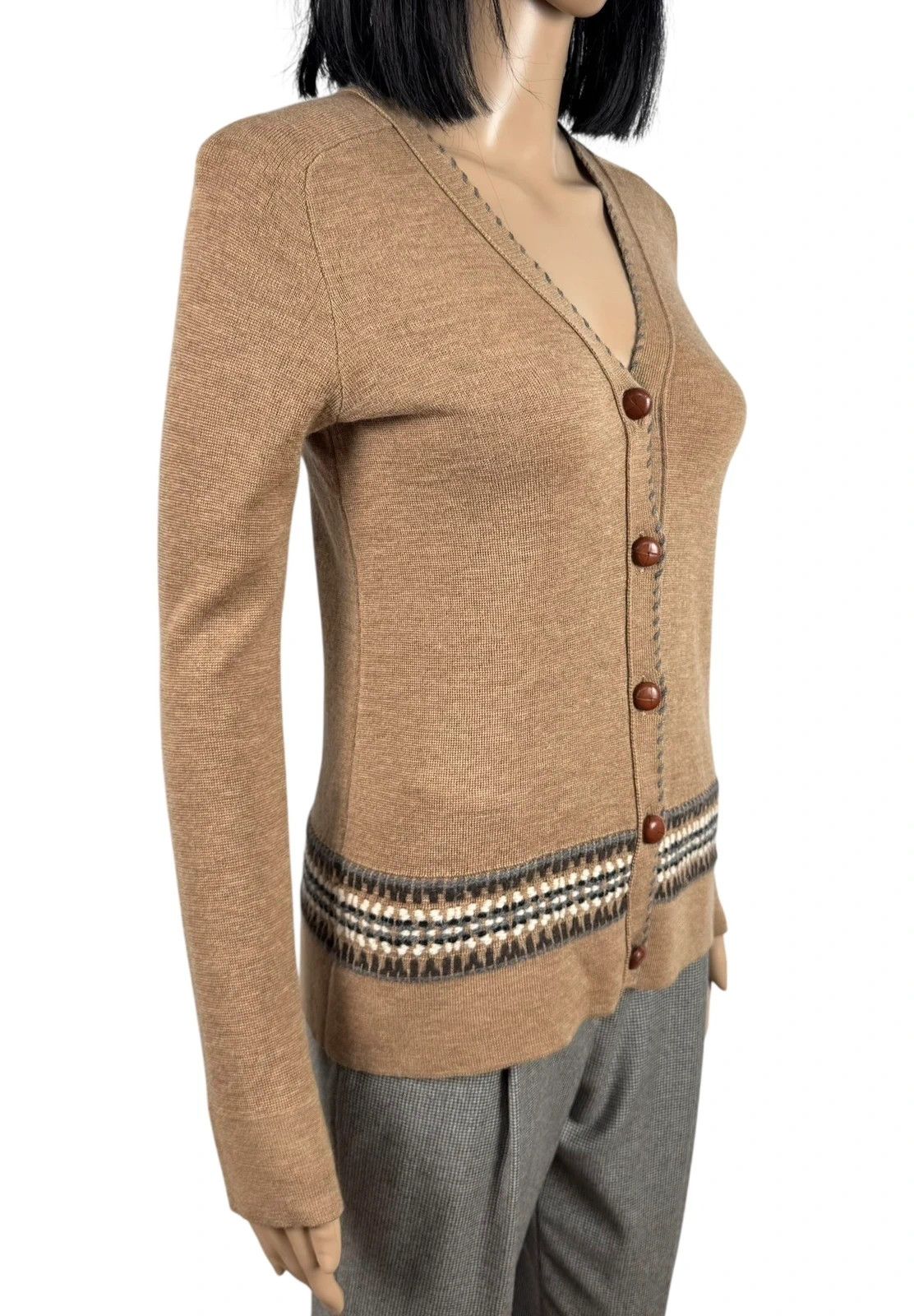 Weekend Max Mara Weekend Max Mara Wool Cardigan Emroidered size XS Size XS / US 0-2 / IT 36-38 - 3 Thumbnail