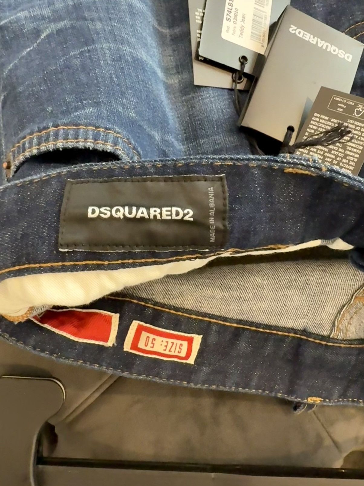 Dsquared2 Dsquared2 denim jeans dark blue Size US 34 / EU 50 - 4 Thumbnail
