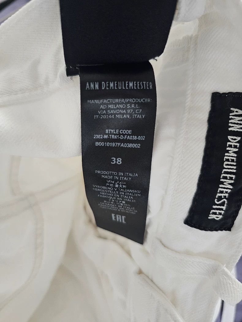 Other Ann Demeulemeester Men's and women's high-waisted wide-leg Size 37" - 7 Thumbnail