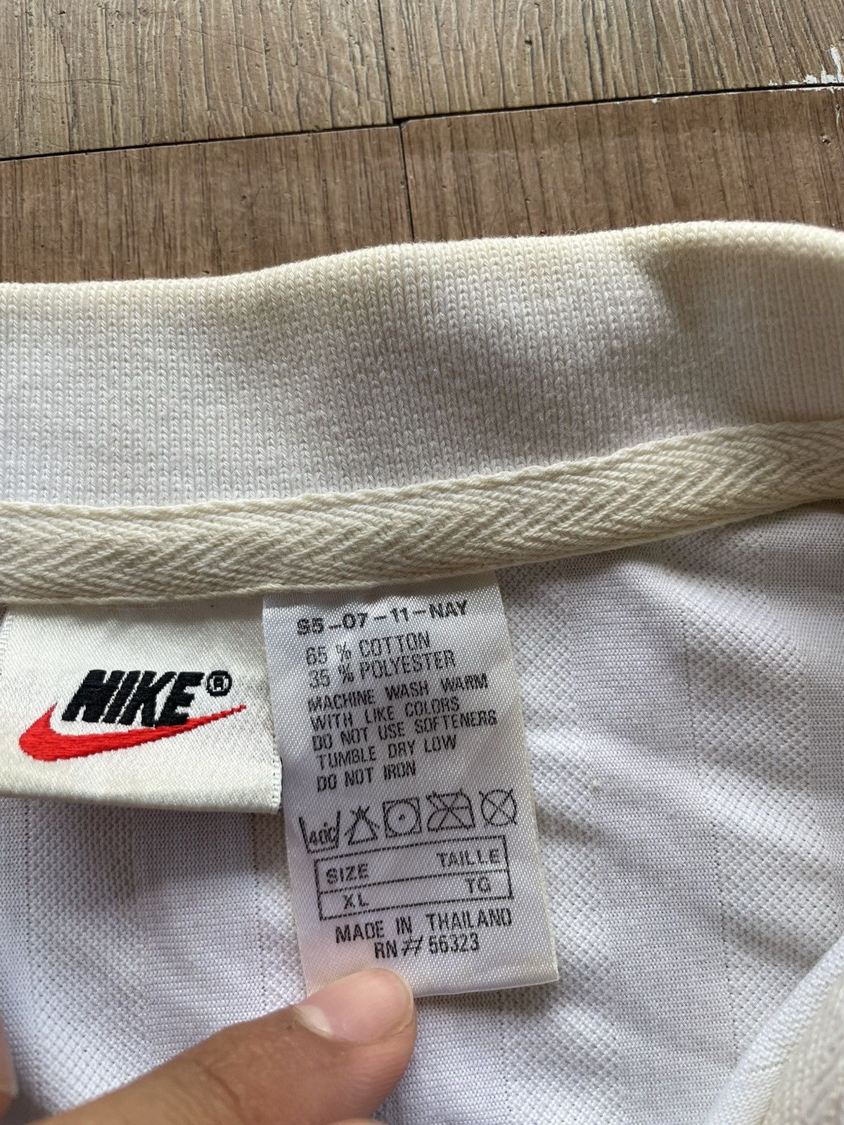 Nike × Vintage Vintage Nike polo shirt Size US XL / EU 56 / 4 - 6 Thumbnail