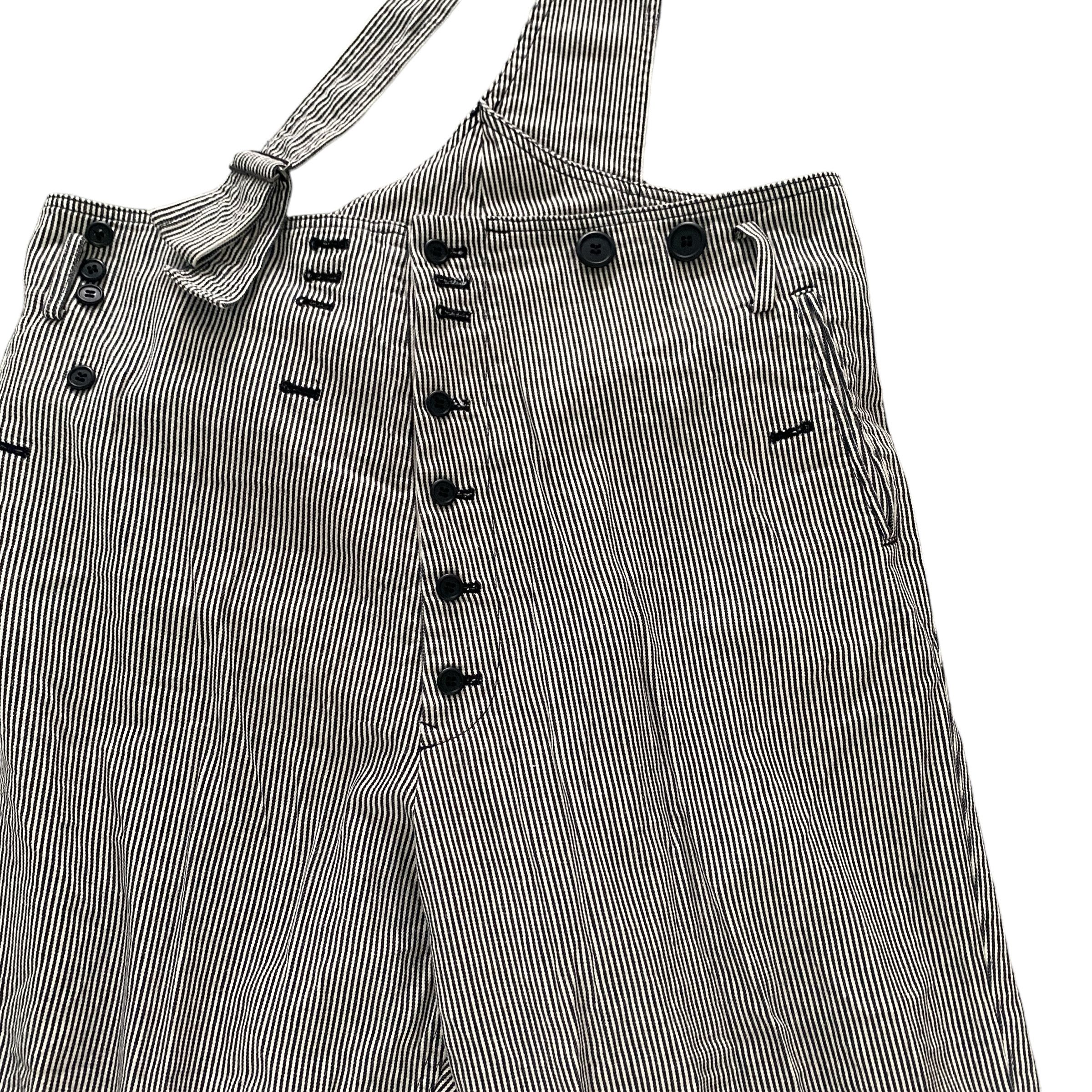 Yohji Yamamoto Vintage YS by Yohji Yamamoto Overall Striped Hickory Size US 36 / EU 52 - 2 Thumbnail