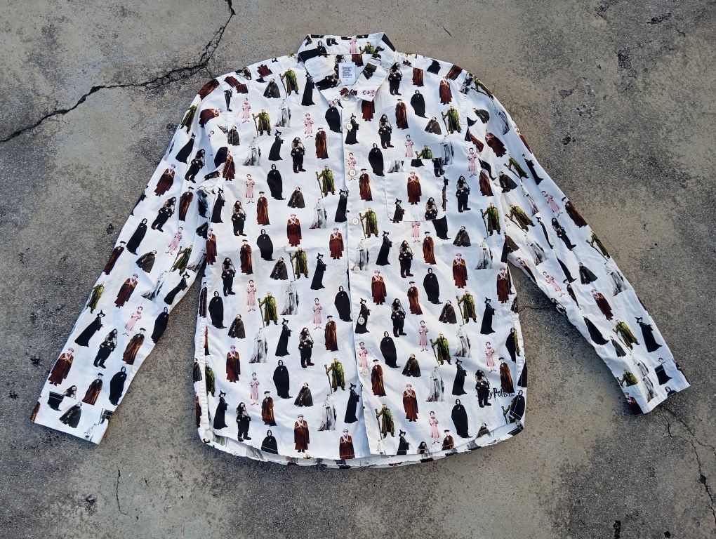 Japanese Brand Harry Potter 📚🧙 Hogwarts School Button Shirt 🍿🎥 Size US M / EU 48-50 / 2 - 2 Thumbnail