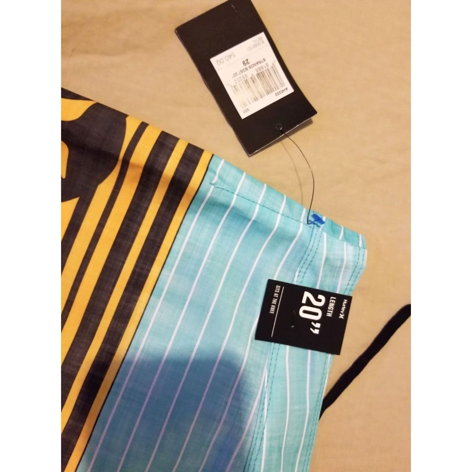Hurley Hurley Shorts Blue 29 Mens Beach Surfing Size US 29 - 2 Thumbnail