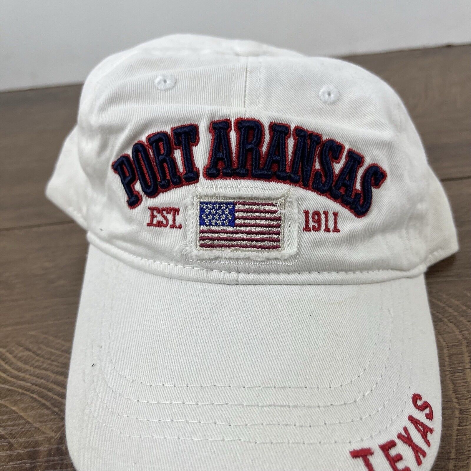 Other Port Aransas Texas Hat White Cap Hat Adjustable Hat White Ad Size ONE SIZE - 7 Thumbnail