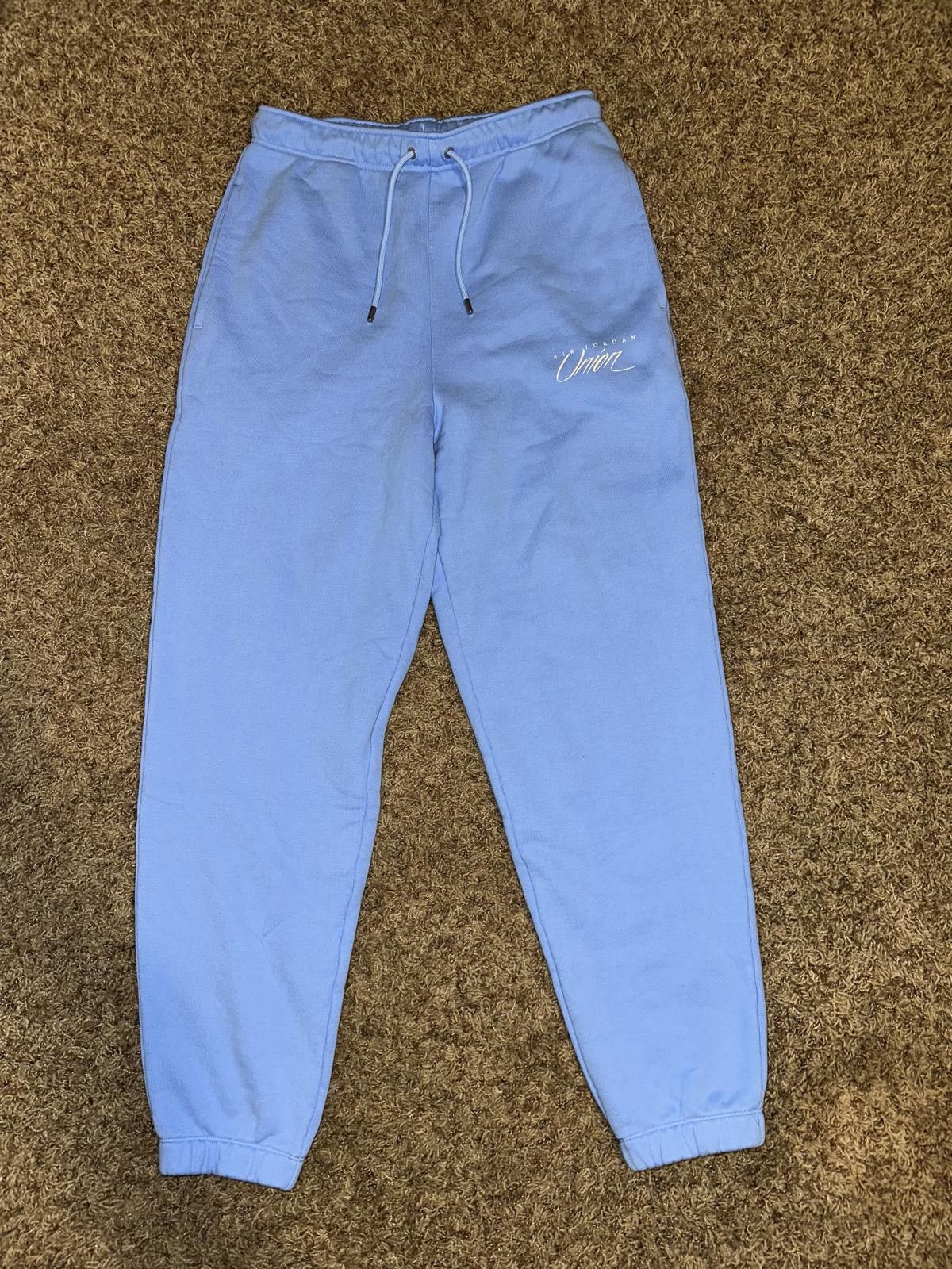 Nike Jordan x Union MJ Cobalt Pulse/Coconut Milk Fleece Pants Sample Size US 32 / EU 48 - 1 Thumbnail