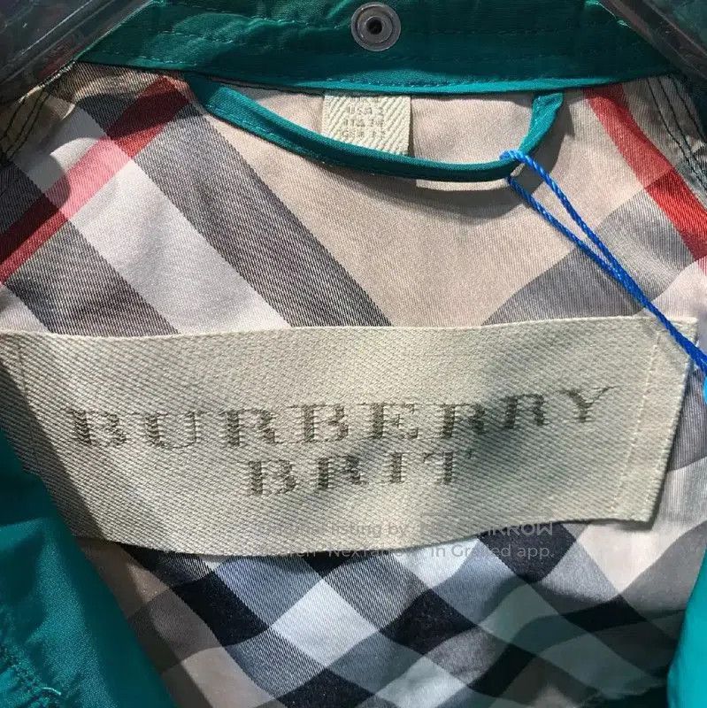 Burberry Burberry Green Cotton Women's Trench Coat. Size XXS / US 00 / IT 34 - 2 Thumbnail