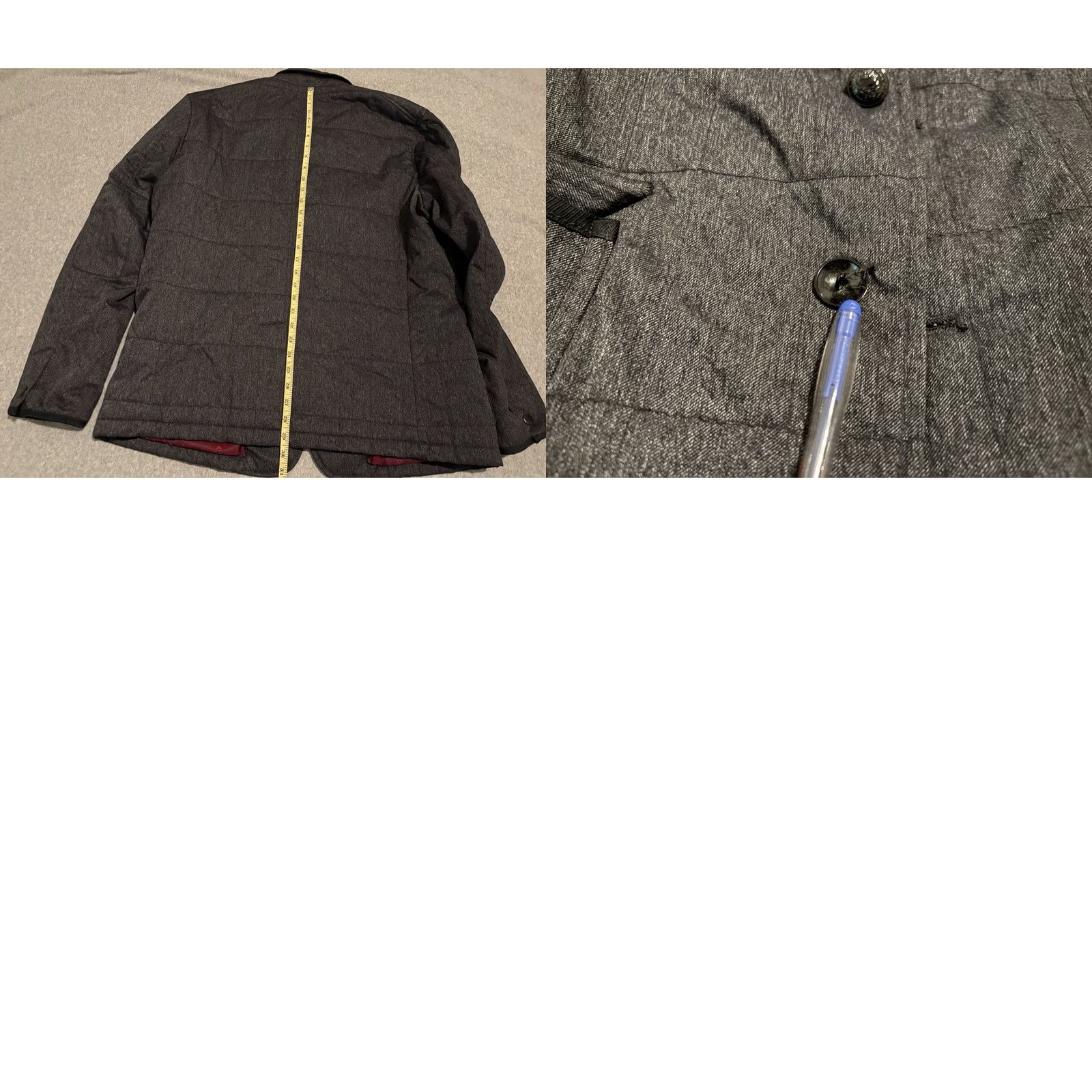 John Varvatos John Varvatos Jacket Gray XL Men Button Up Luxe Size US XL / EU 56 / 4 - 8 Thumbnail