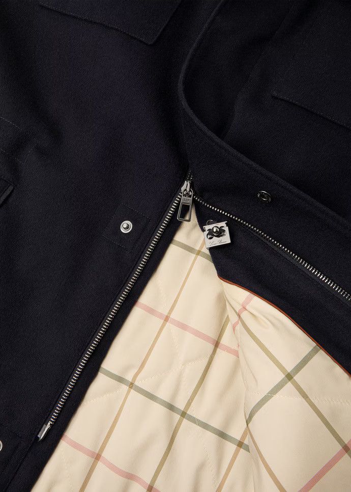 Loro Piana o1w1db10425 FAF9172 Traveller Jacket in Navy Blue Size US XXL / EU 58 / 5 - 4 Thumbnail