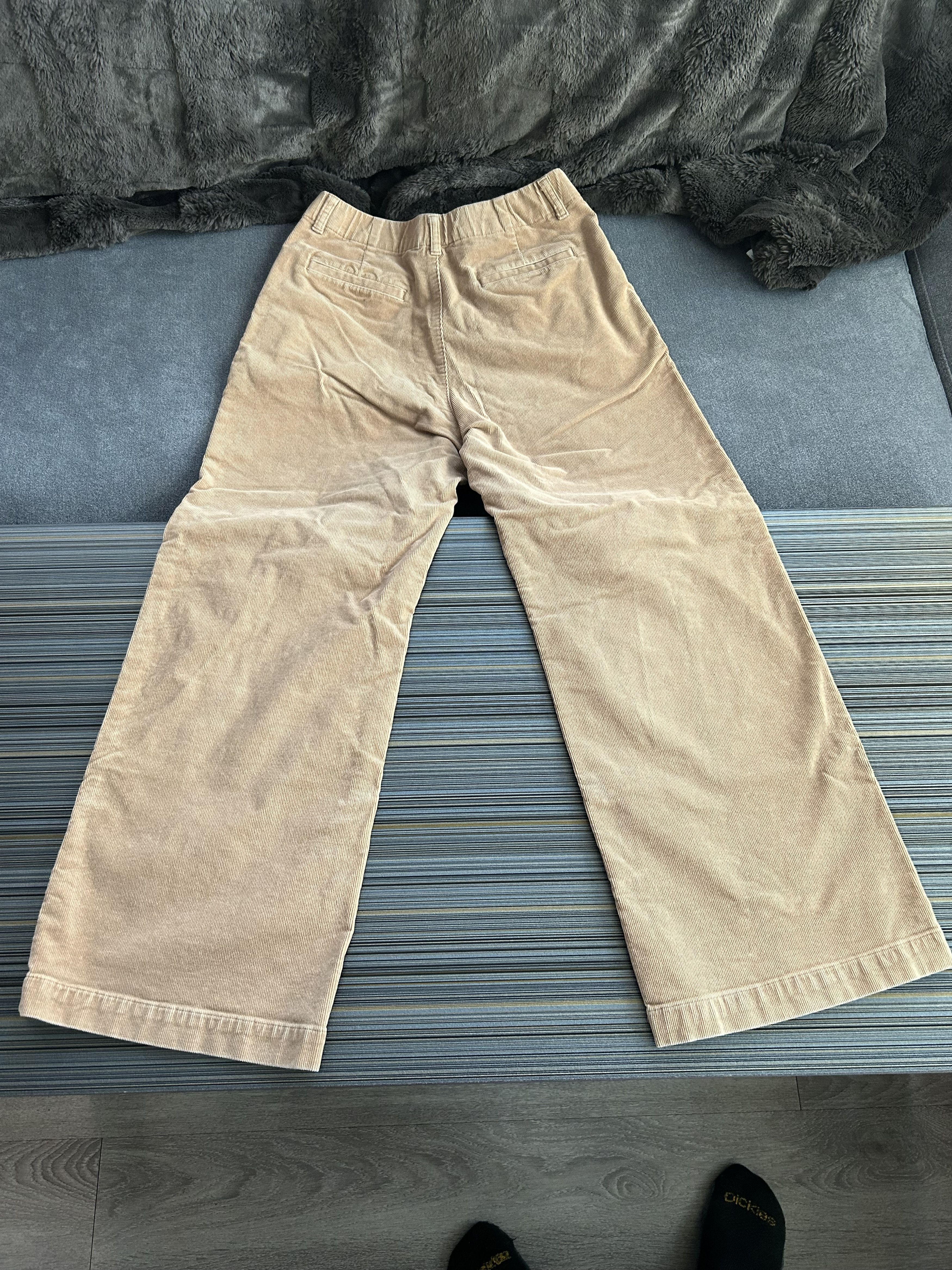 Uniqlo Uniqlo Corduroy Wide Pants Beige Size 28" / US 6 / IT 42 - 2 Thumbnail