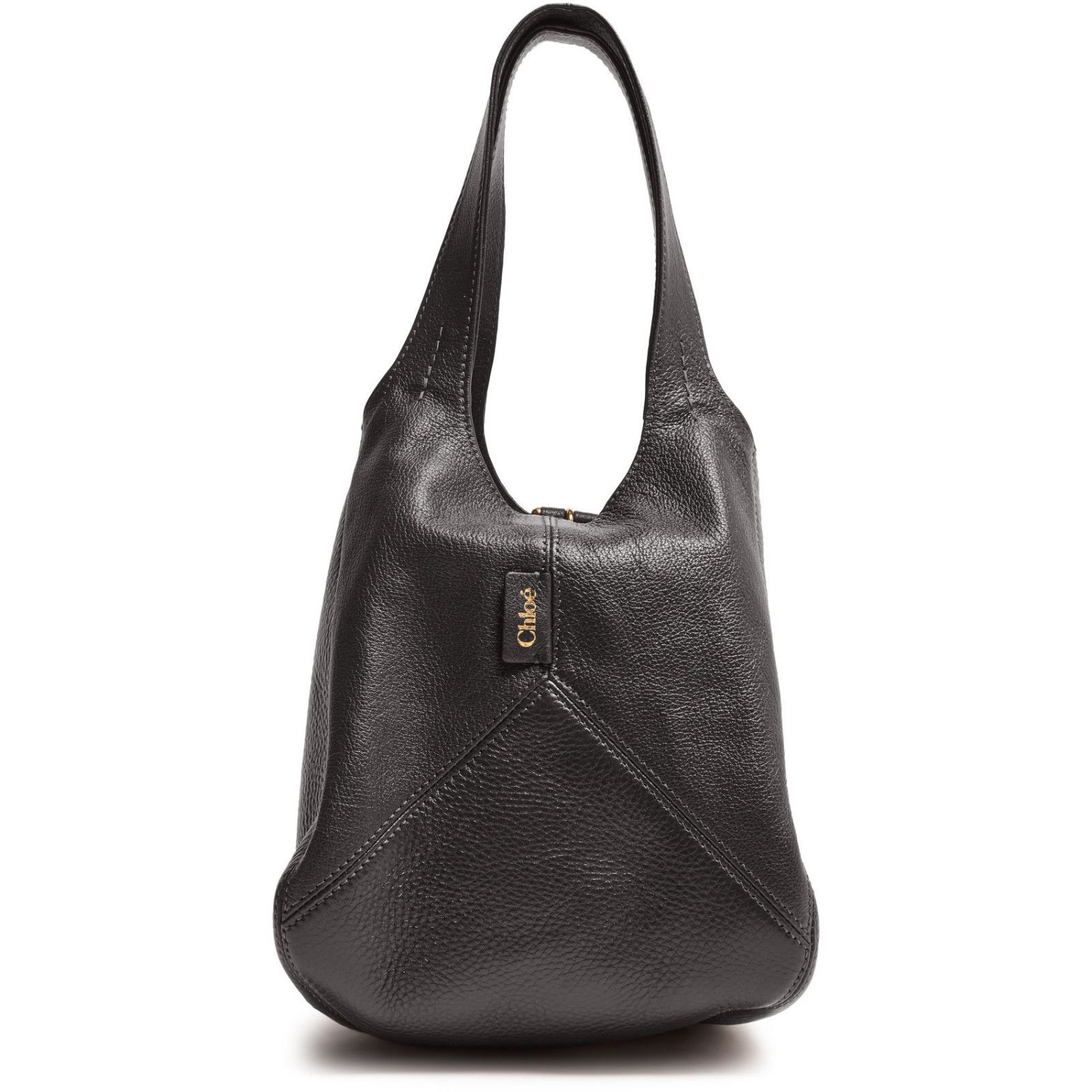 Chloe Balloon Black Leather Shoulder Bag New & Authentic