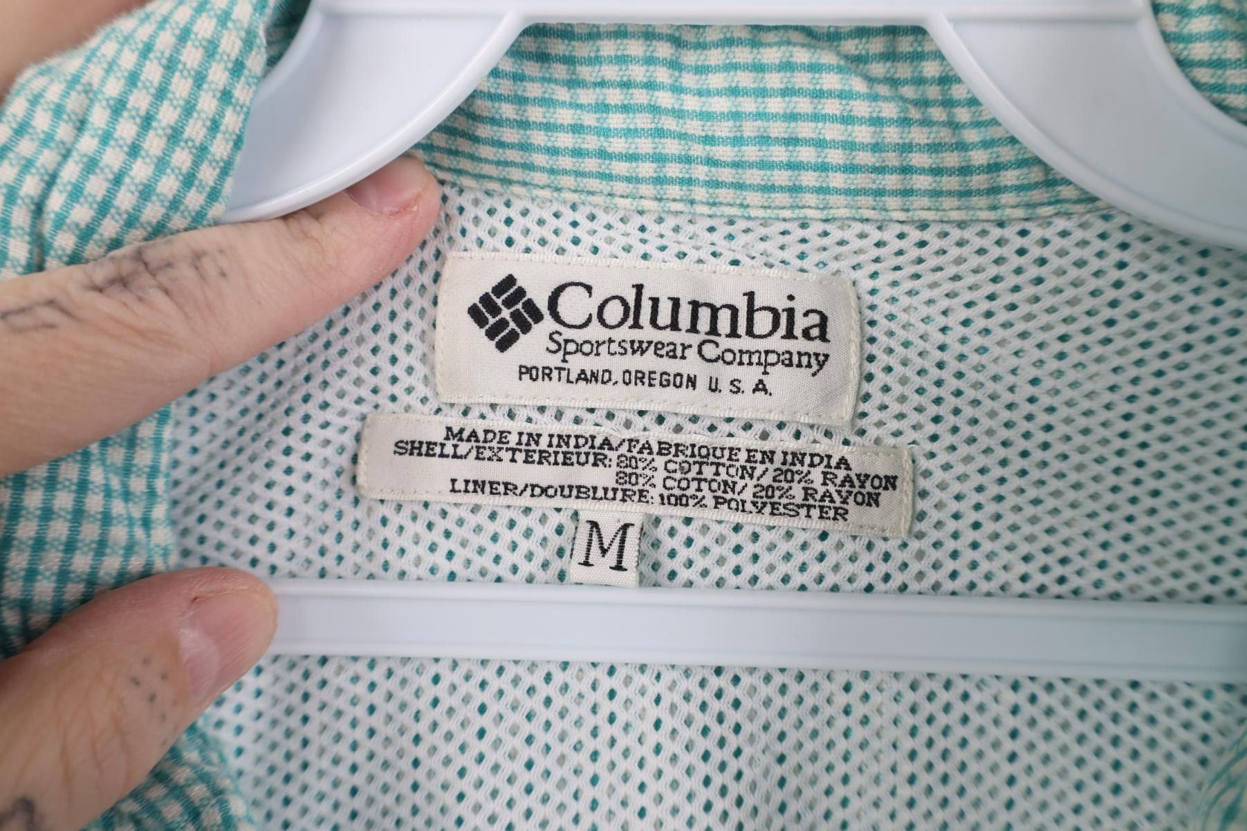 Columbia Vintage 90s Y2K Columbia Flannel Collared Button Shirt Plaid Size US M / EU 48-50 / 2 - 7 Thumbnail