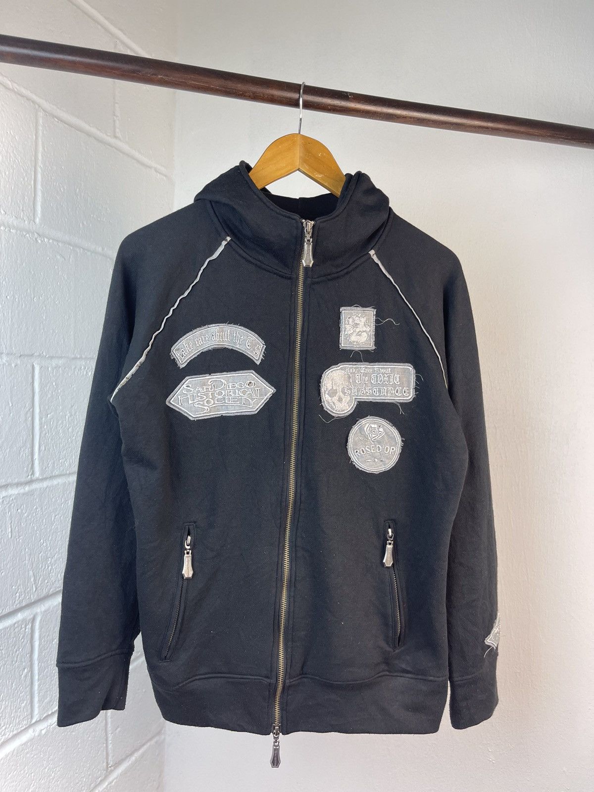 If Six Was Nine × In The Attic × Le Grande Bleu (L.G.B.) In The attic Zip Patches Hoodie Size US M / EU 48-50 / 2 - 6 Thumbnail