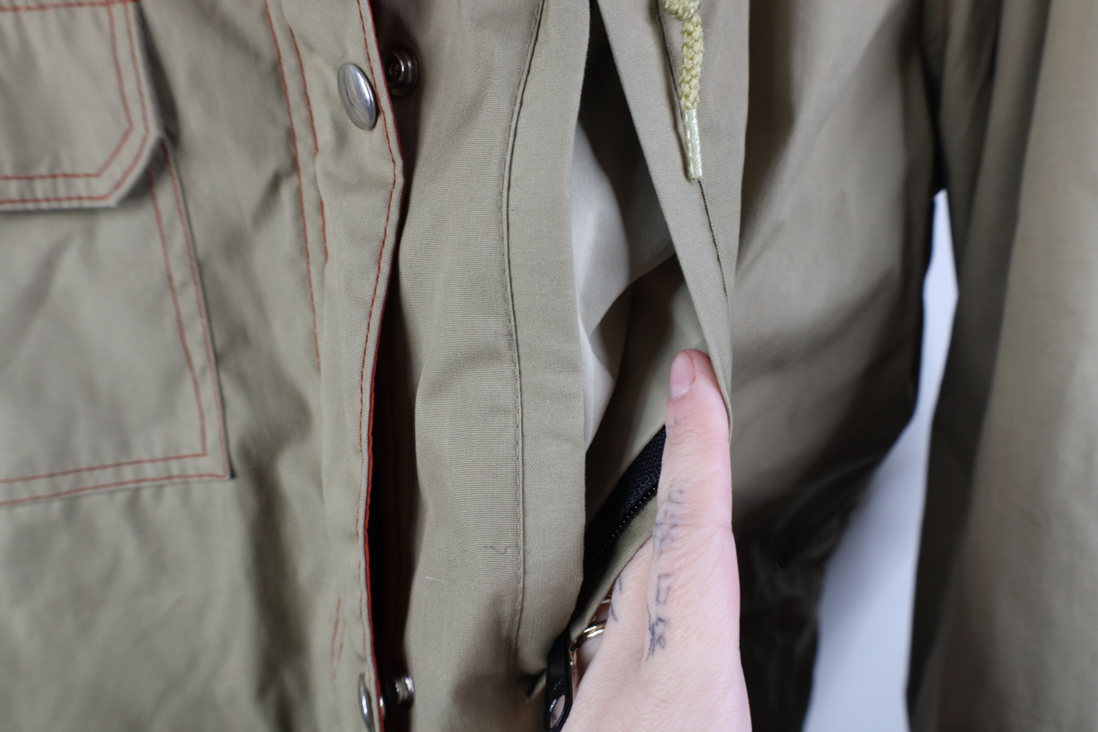 Vintage Vintage 70s Streetwear Hooded Hiking Parka Rain Jacket USA Size L / US 10 / IT 46 - 5 Thumbnail