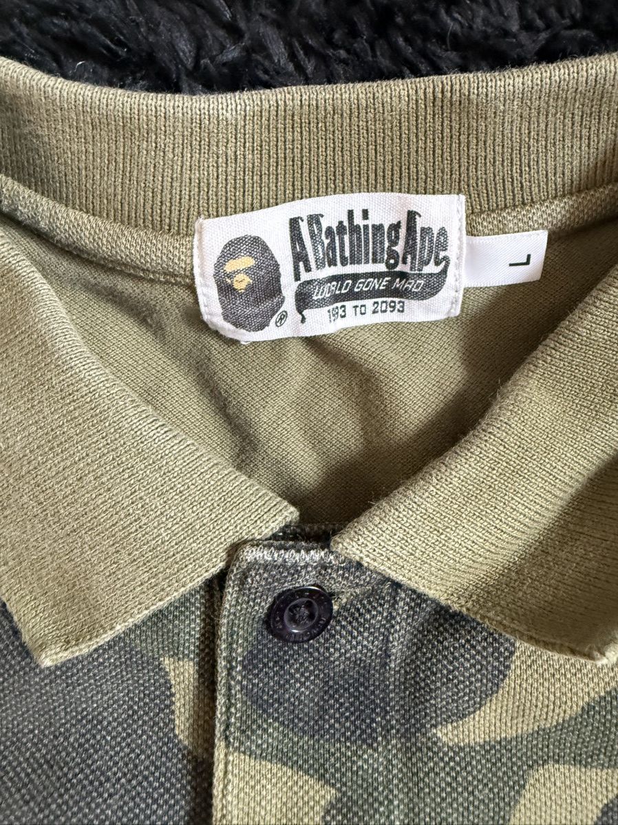 Bape SS21 Bape 1st Camo Shark Polo Size US L / EU 52-54 / 3 - 4 Thumbnail
