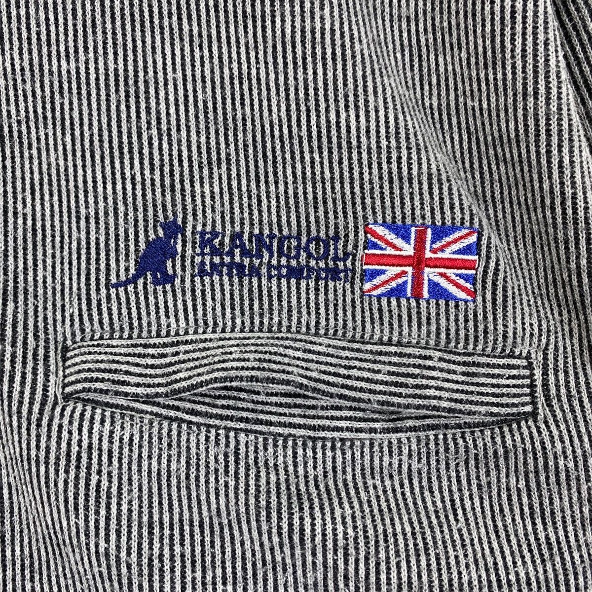Kangol KANGOL Extra Comfort Hickory Stripes Half Button Up Size US XL / EU 56 / 4 - 3 Thumbnail