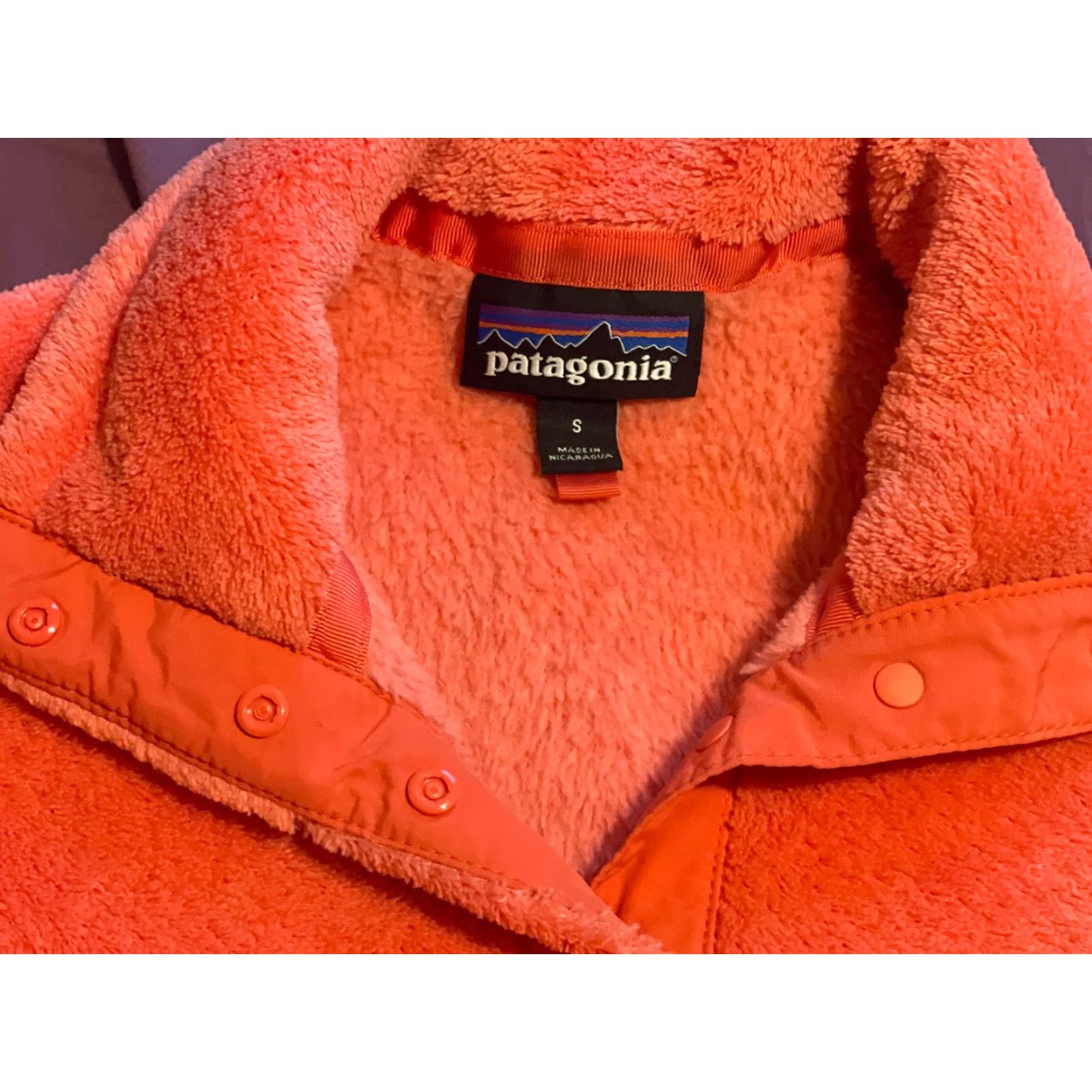 Patagonia PATAGONIA Women Snap-T Fleece Pullover Orange Size S Small Jacket Size S / US 4 / IT 40 - 3 Thumbnail