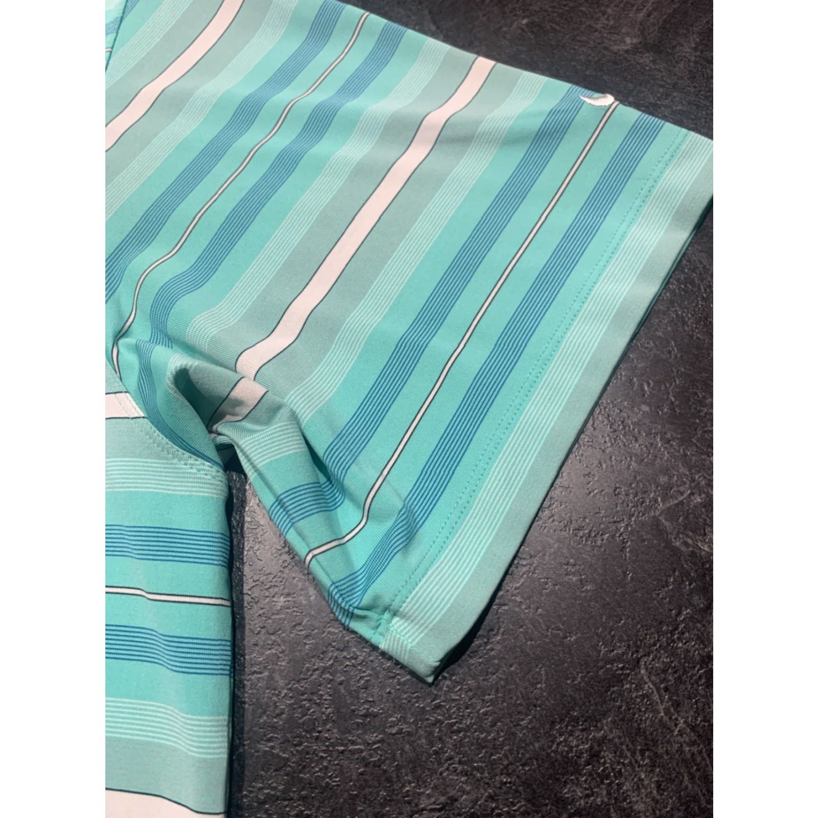 Nike Nike Golf Polo Shirt Men 2XL Short Sleeve Dri-Fit Striped Multicolor UV Activewear Size US XXL / EU 58 / 5 - 2 Thumbnail