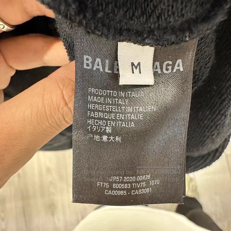 Balenciaga Balenciaga Crew Black Hoodie M. Size US M / EU 48-50 / 2 - 6 Thumbnail