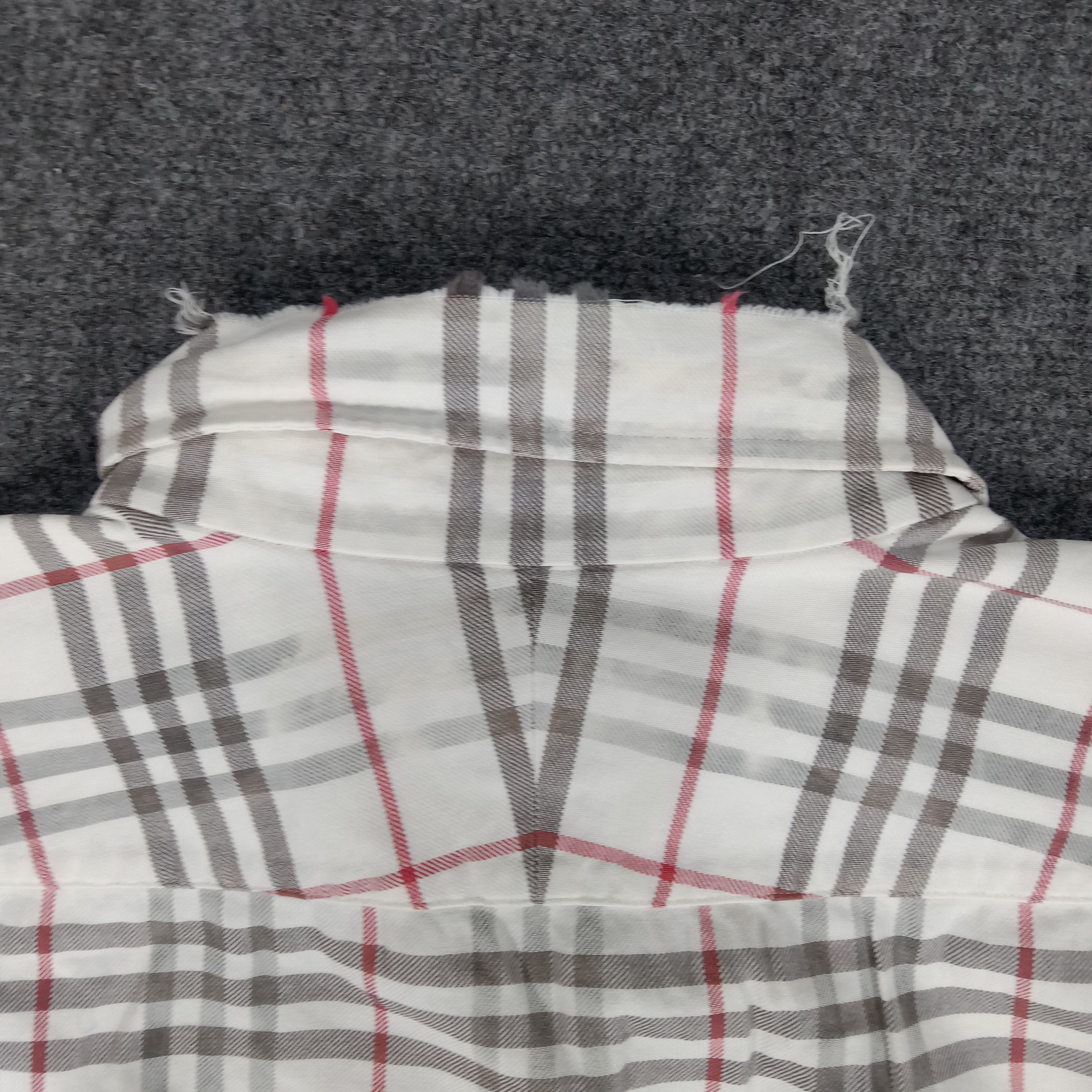 Burberry × Vintage Burberry Black Label Italian Brand Flannel Shirt Size US XL / EU 56 / 4 - 5 Thumbnail