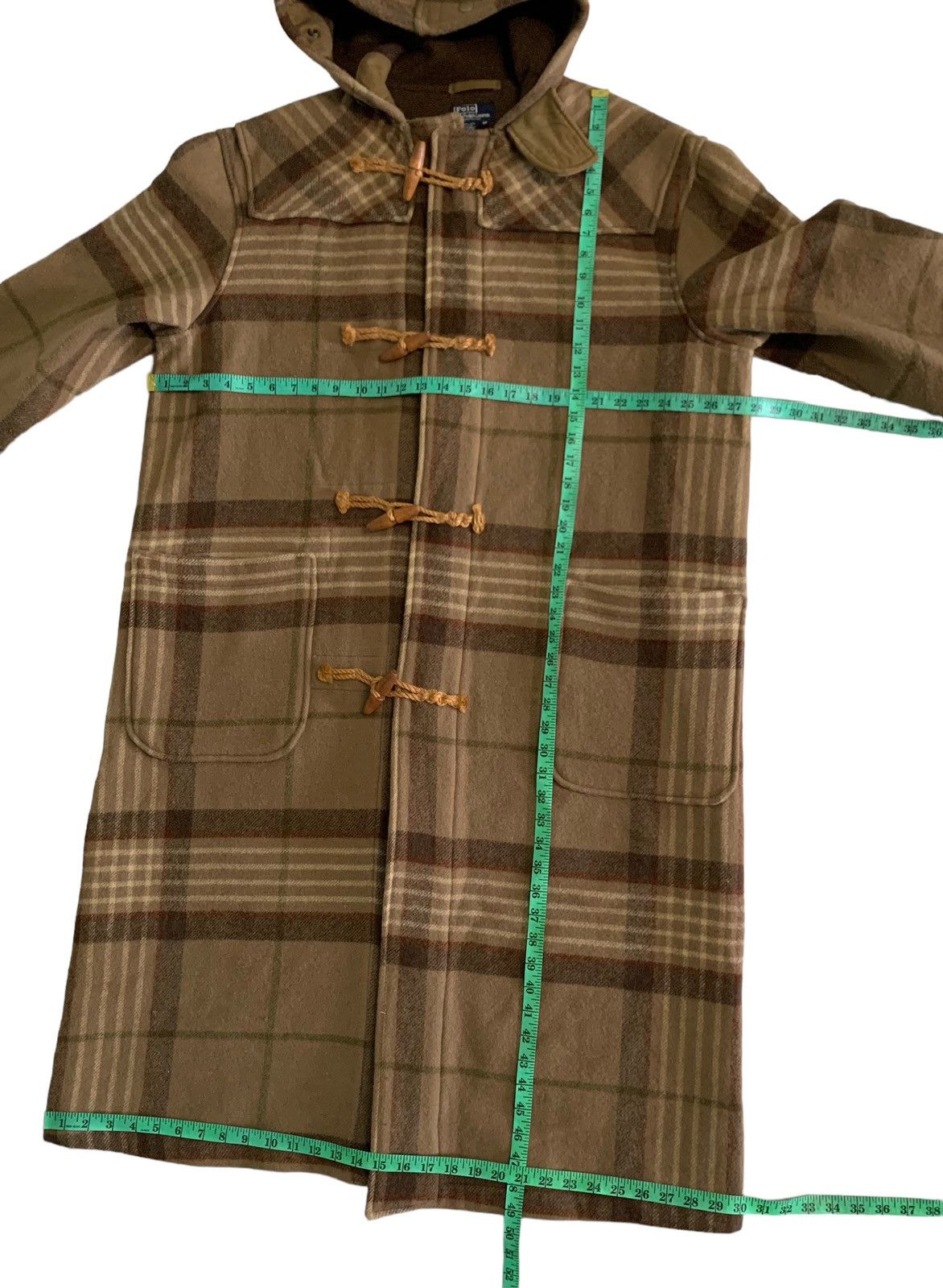 Polo Ralph Lauren Ralph Lauren Calhoun Plaid Wool Blend Duffer LongCoat Size US M / EU 48-50 / 2 - 19 Thumbnail