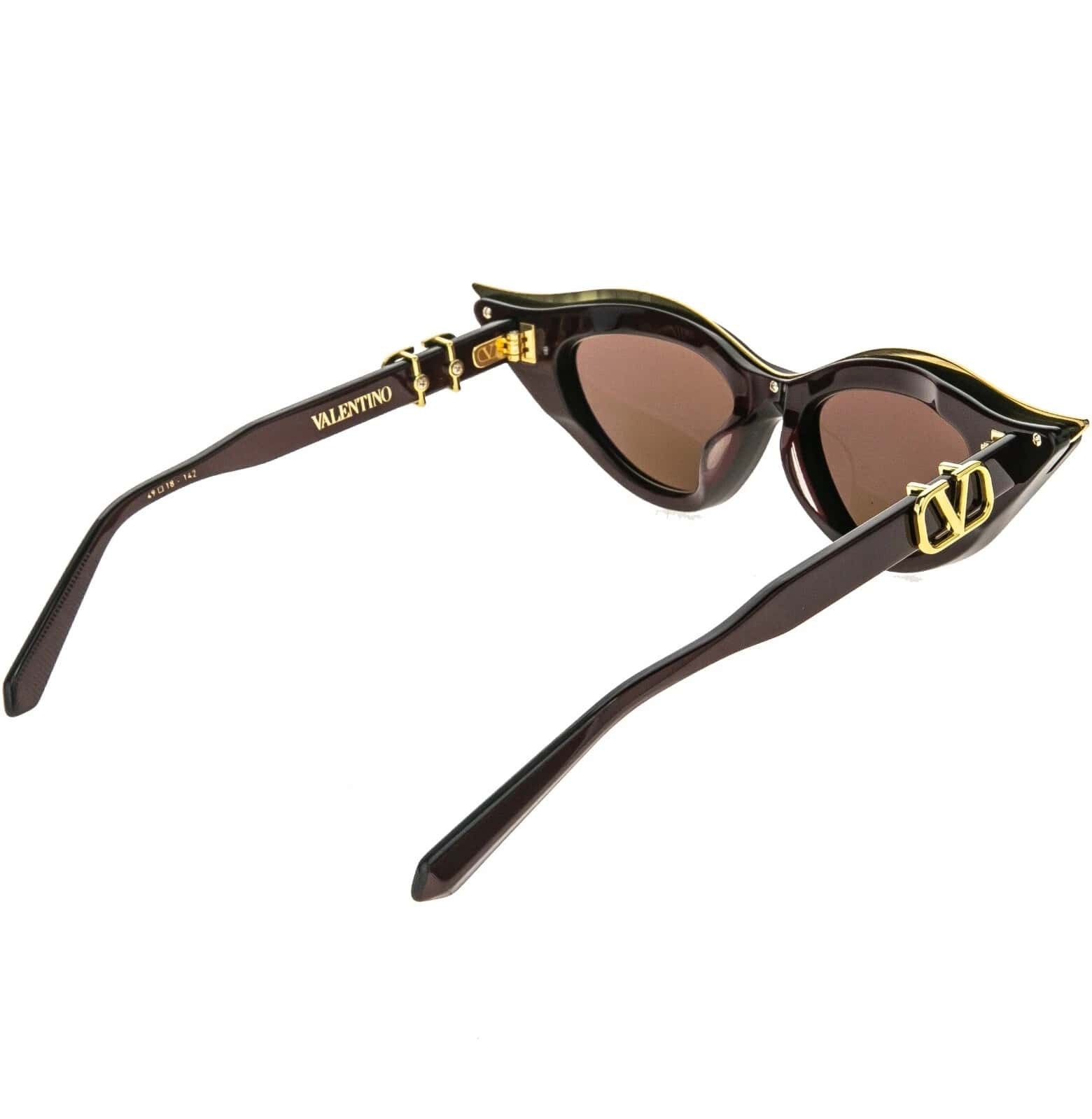 Valentino VALENTINO VLS114 V GOLDCUT II VLS 114B Fashion Sunglass Size ONE SIZE - 2 Thumbnail