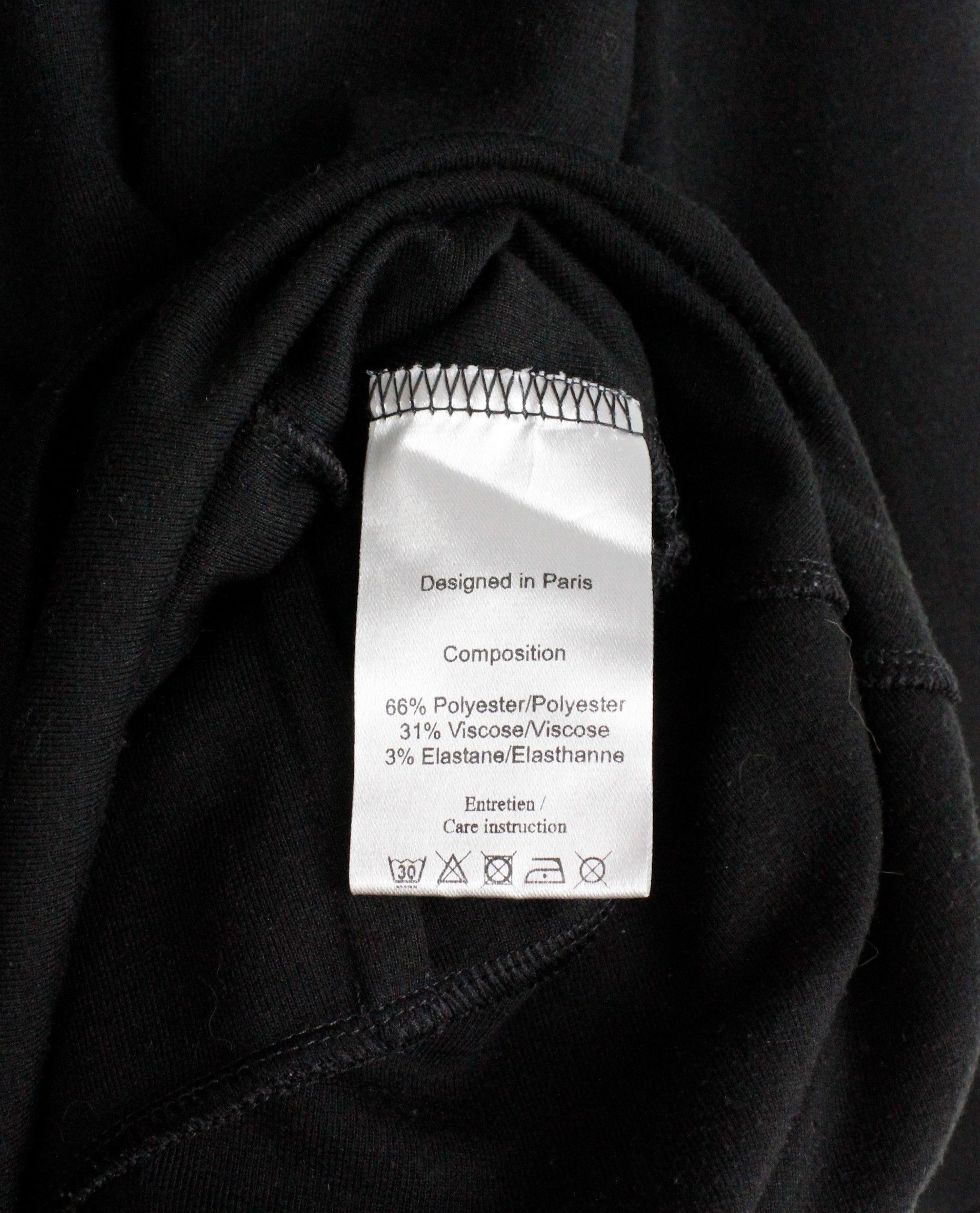 Christian Dior Monsieur × Dior Wmns Dior Uniforms Logo Black Flared Blouse Top Size L / US 10 / IT 46 - 4 Thumbnail
