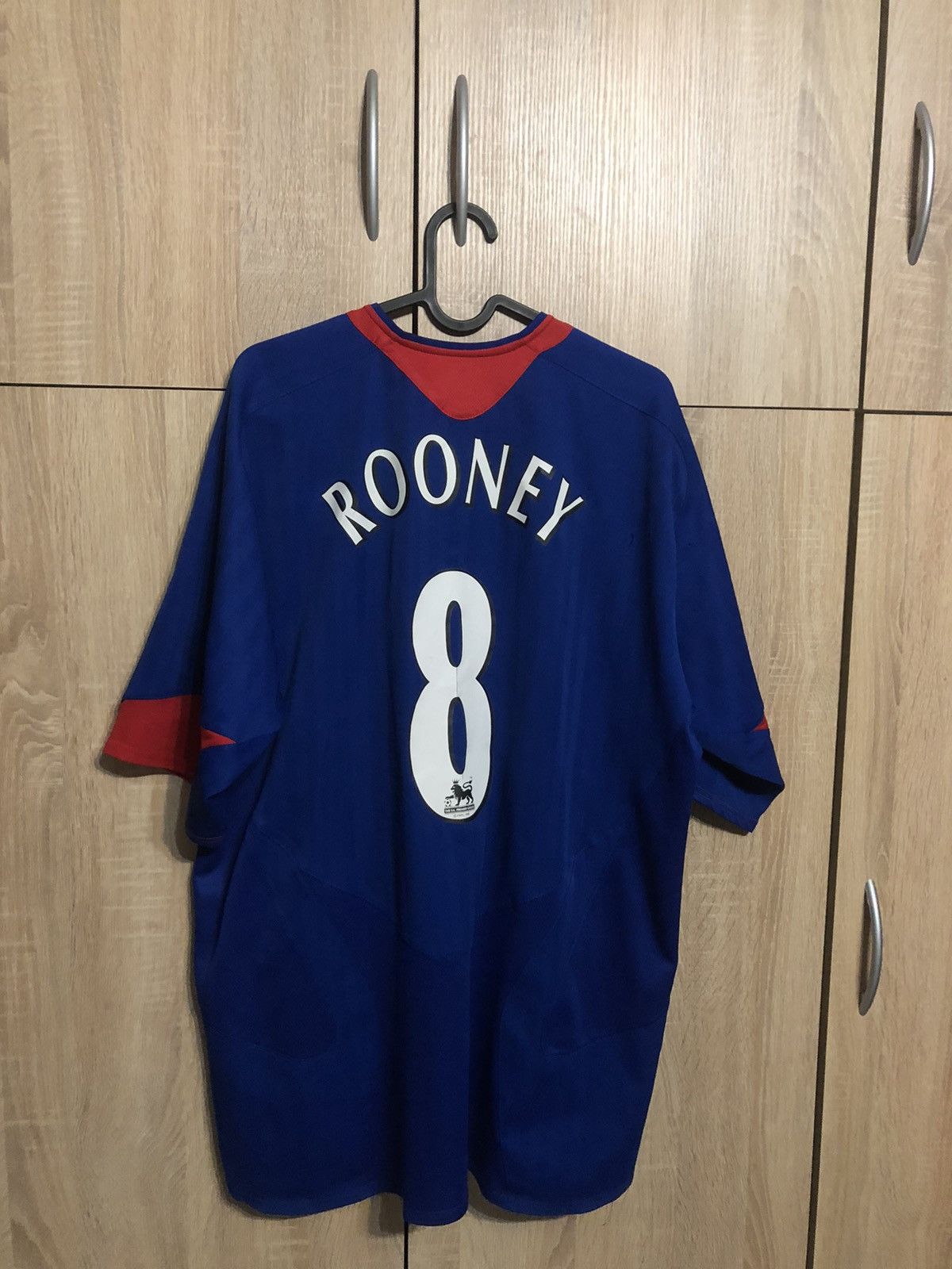 image of Rooney Manchester United Nike Football Club Y2K in Blue, Men's (Size XL)