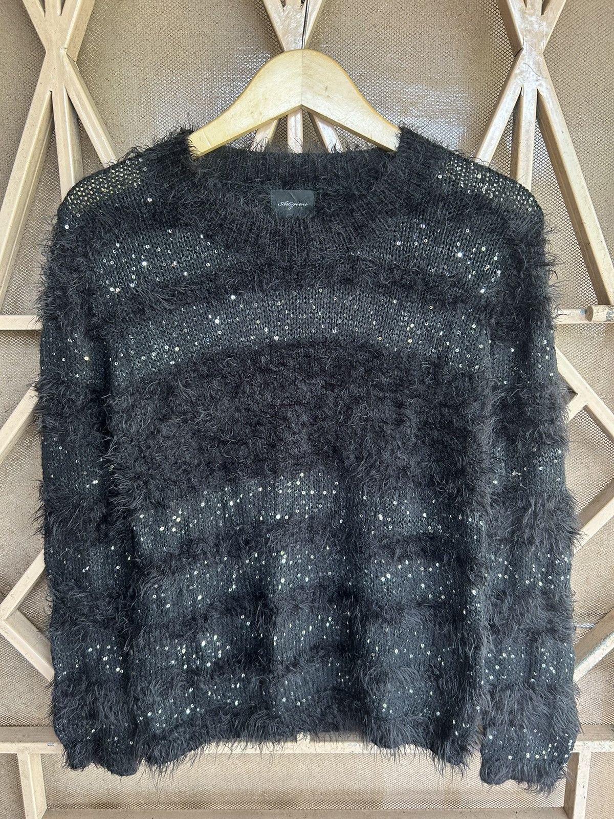 Japanese Brand 💸BINDINGOFFER💸Antigiano fuzzy mohair knit style kurtcobain Size US M / EU 48-50 / 2 - 1 Thumbnail