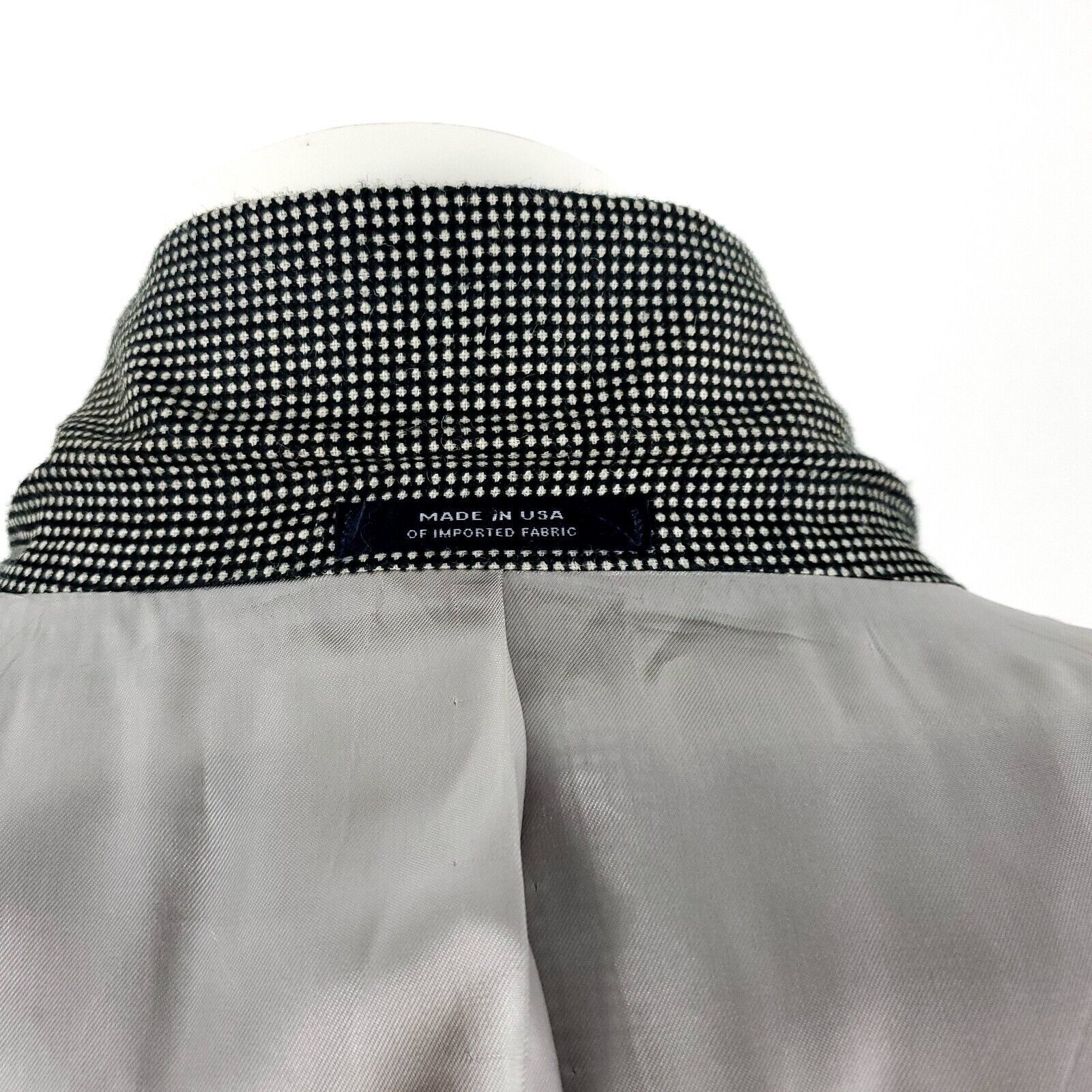 Hart Schaffner Marx Hart Schaffner Marx 1887 Textured Wool 2 Button Sport Coat 4 Size 40R - 10 Thumbnail