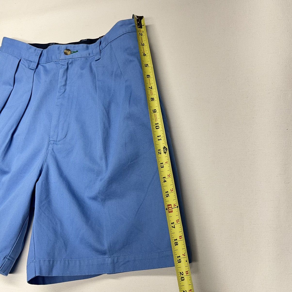 Tommy Hilfiger × Vintage VTG Tommy Hilfiger Shorts Blue Chino Bermuda Button Beach Size US 32 / EU 48 - 13 Thumbnail