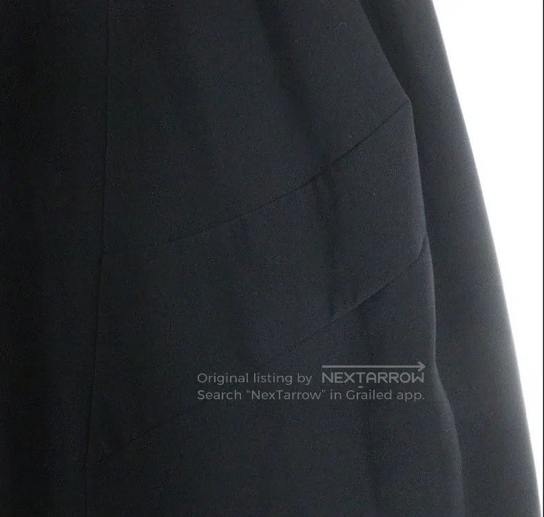 Comme des Garcons Comme Des Garcons size S Side zipper skirt, black Size 23" - 4 Thumbnail
