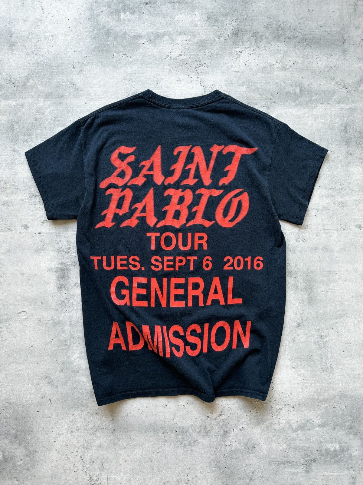 Kanye West 2016 SAINT PABLO TOUR TEE Size US M / EU 48-50 / 2 - 1 Thumbnail
