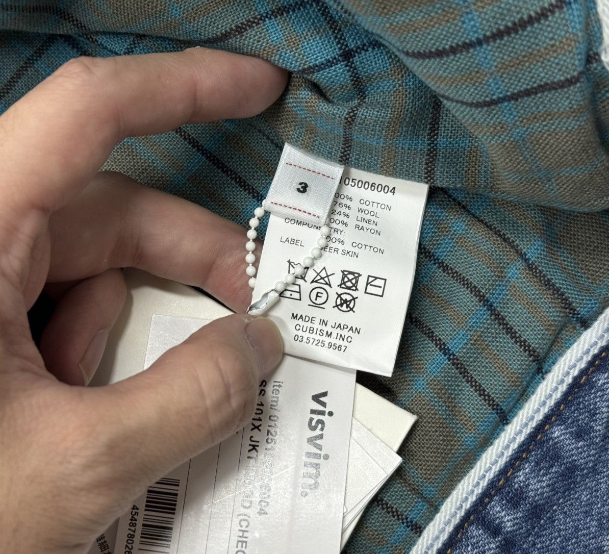 Visvim VISVIM 25SS 101X JKT DMGD (CHECK) Size US L / EU 52-54 / 3 - 10 Thumbnail