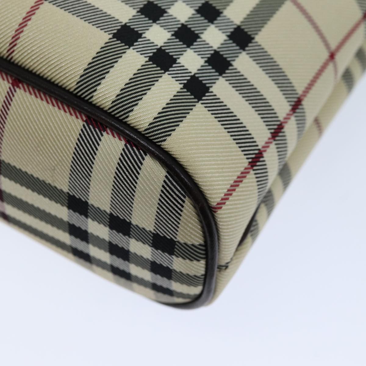 Burberry Burberry Nova Check Hand Bag Canvas Beige Size ONE SIZE - 9 Thumbnail