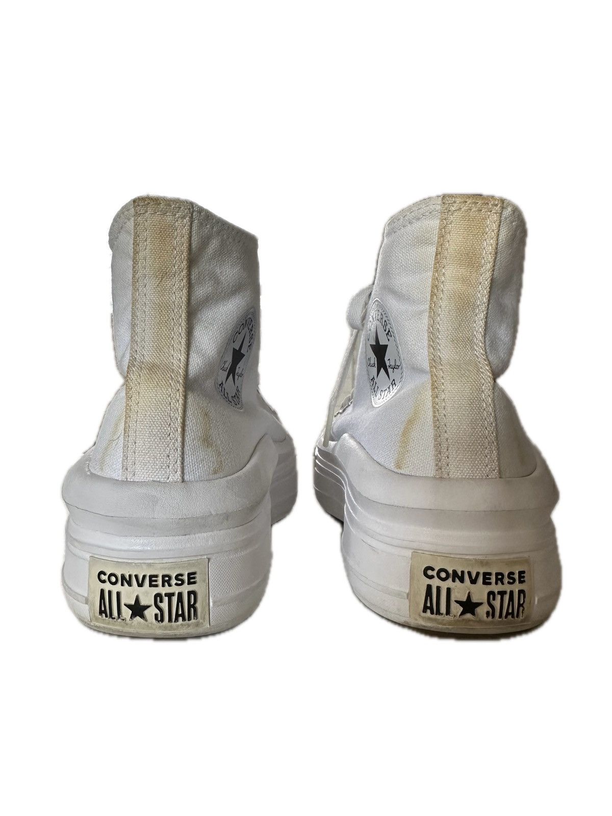 Converse Converse Chuck Taylor All Star Hi Top Platform Shoe White 7 Size US 7 / IT 37 - 3 Thumbnail