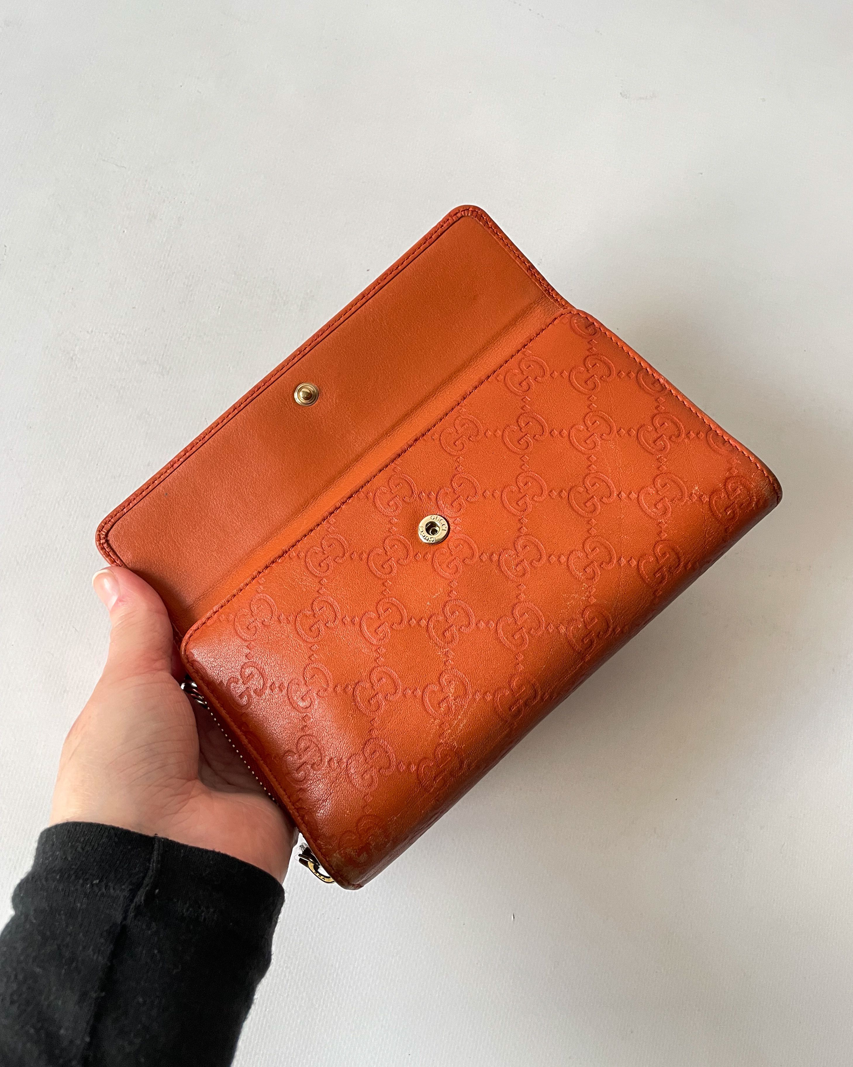 Gucci Gucci Leather Guccissima Zip Around Wallet Size ONE SIZE - 12 Thumbnail