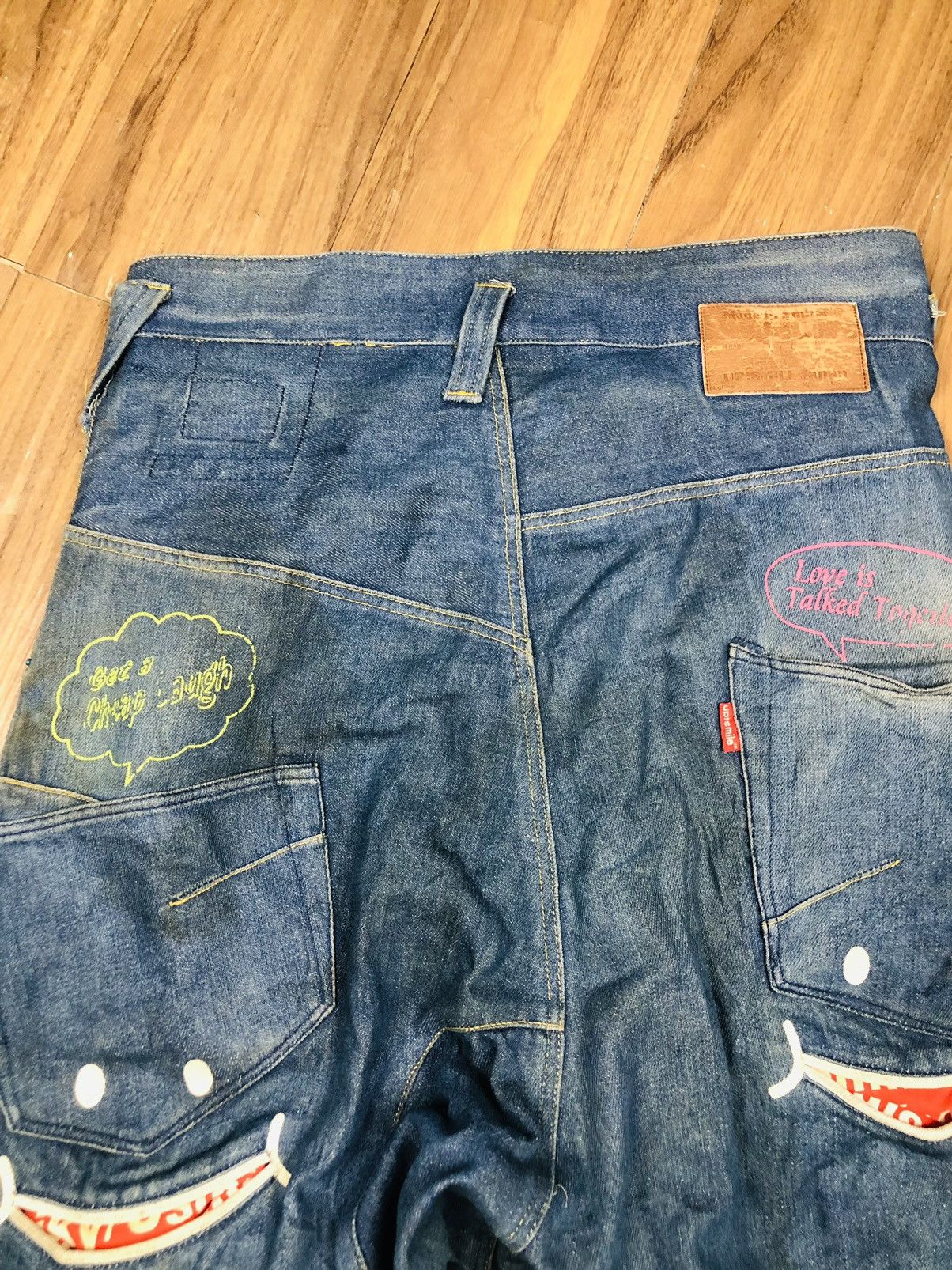 Other Up smile Denim Jeans (33) Size US 32 / EU 48 - 17 Thumbnail