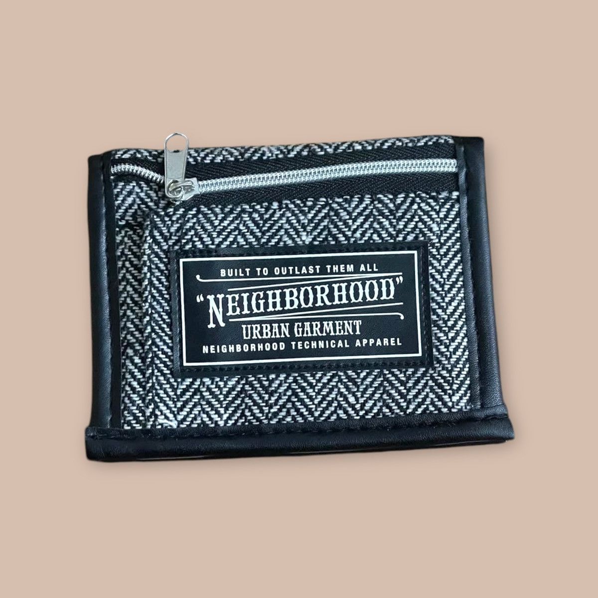 Neighborhood Neighborhood Logo Tweed Card Holder Wallet Size ONE SIZE - 1 Thumbnail