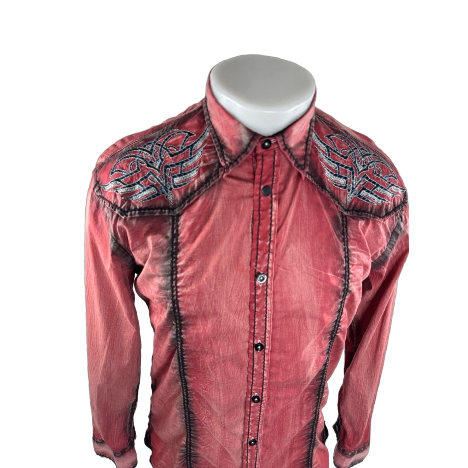 Roar ROAR Signature Embroidered TRIBAL Mens S Shirt Size US S / EU 44-46 / 1 - 1 Thumbnail