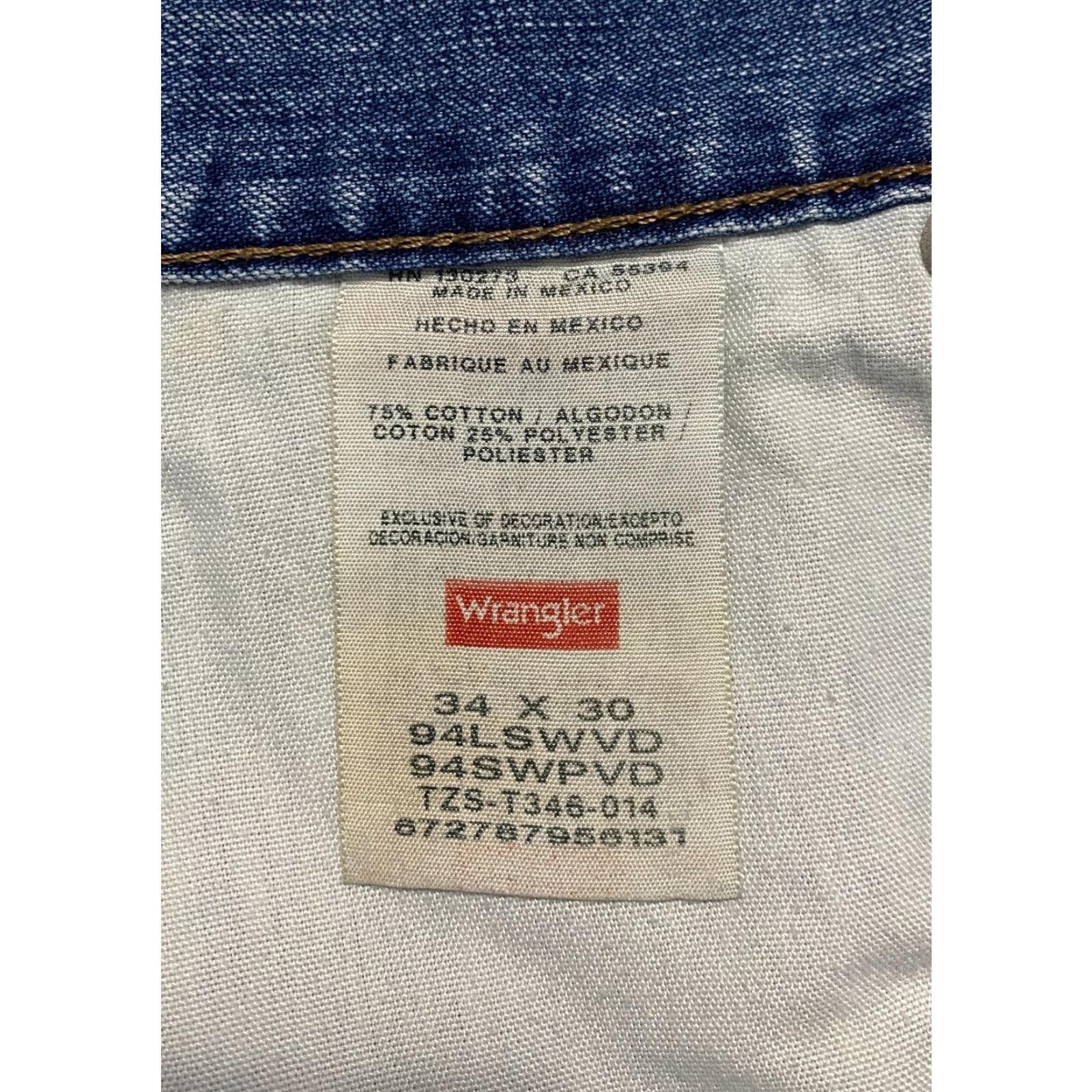 Wrangler VINTAGE Wrangler Carpenter Jeans Men's Size 34×30 Blue Relaxed Wide-Leg Denim 5-Pocket Wrangler Carpenter Work Mens Regular 34 Blue Size US 34 / EU 50 - 5 Thumbnail