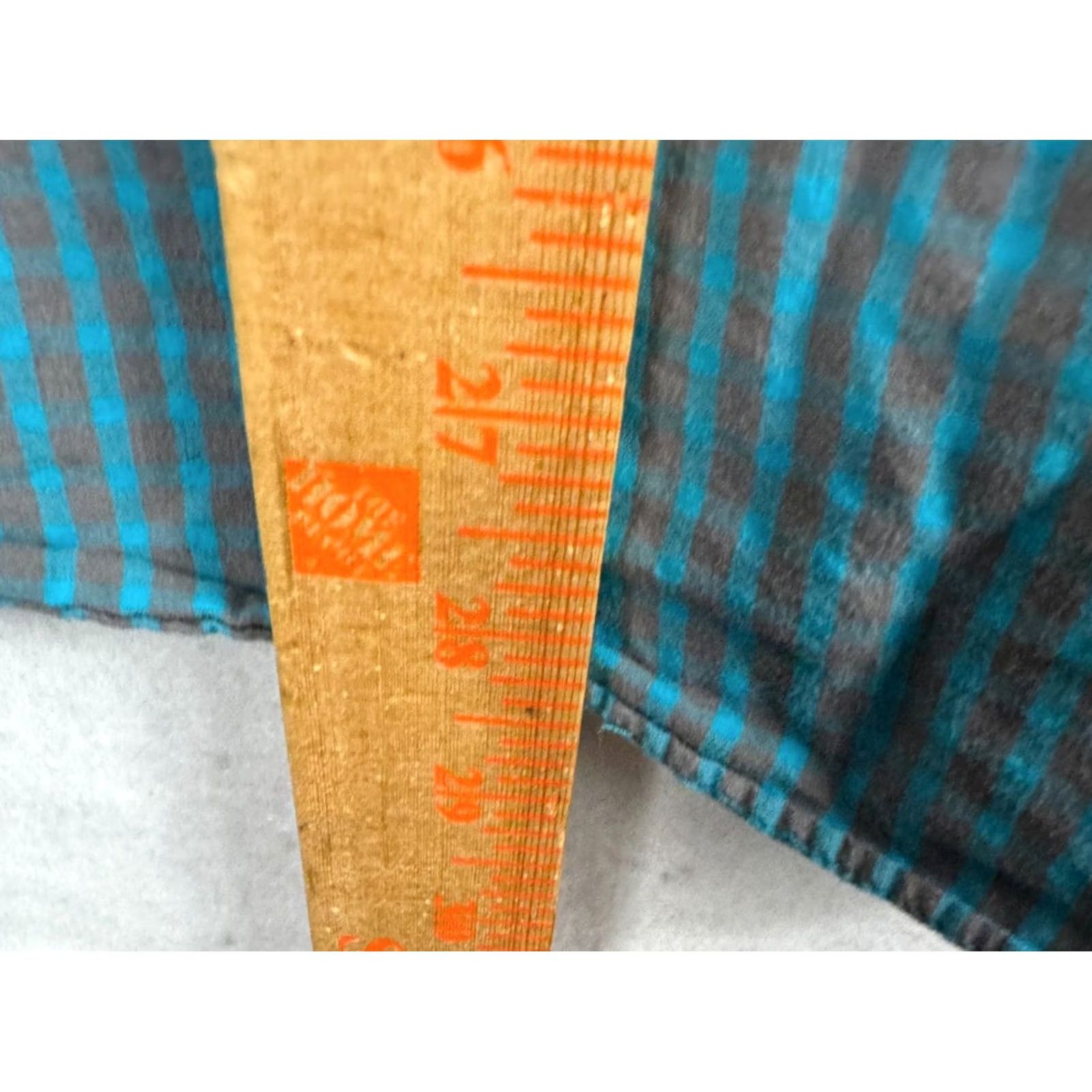J.Crew J CREW Slim Fit Shirt Mens XL Blue Gray Gingham Check Button Down 100 Cotton L/S Size US XL / EU 56 / 4 - 7 Thumbnail