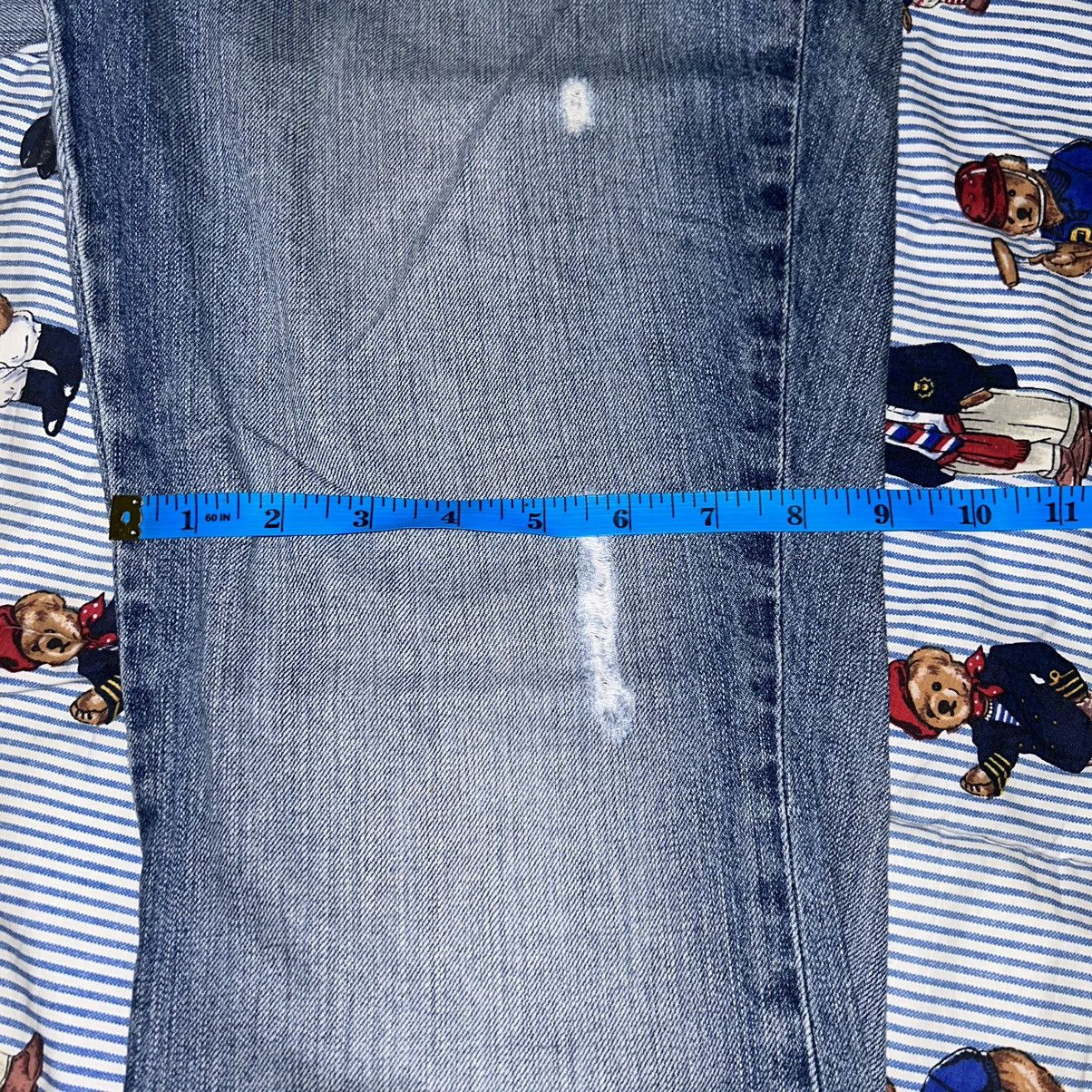 Japanese Brand The Diva Distressed Flared Jeans Size 34" / US 12 / IT 48 - 19 Thumbnail