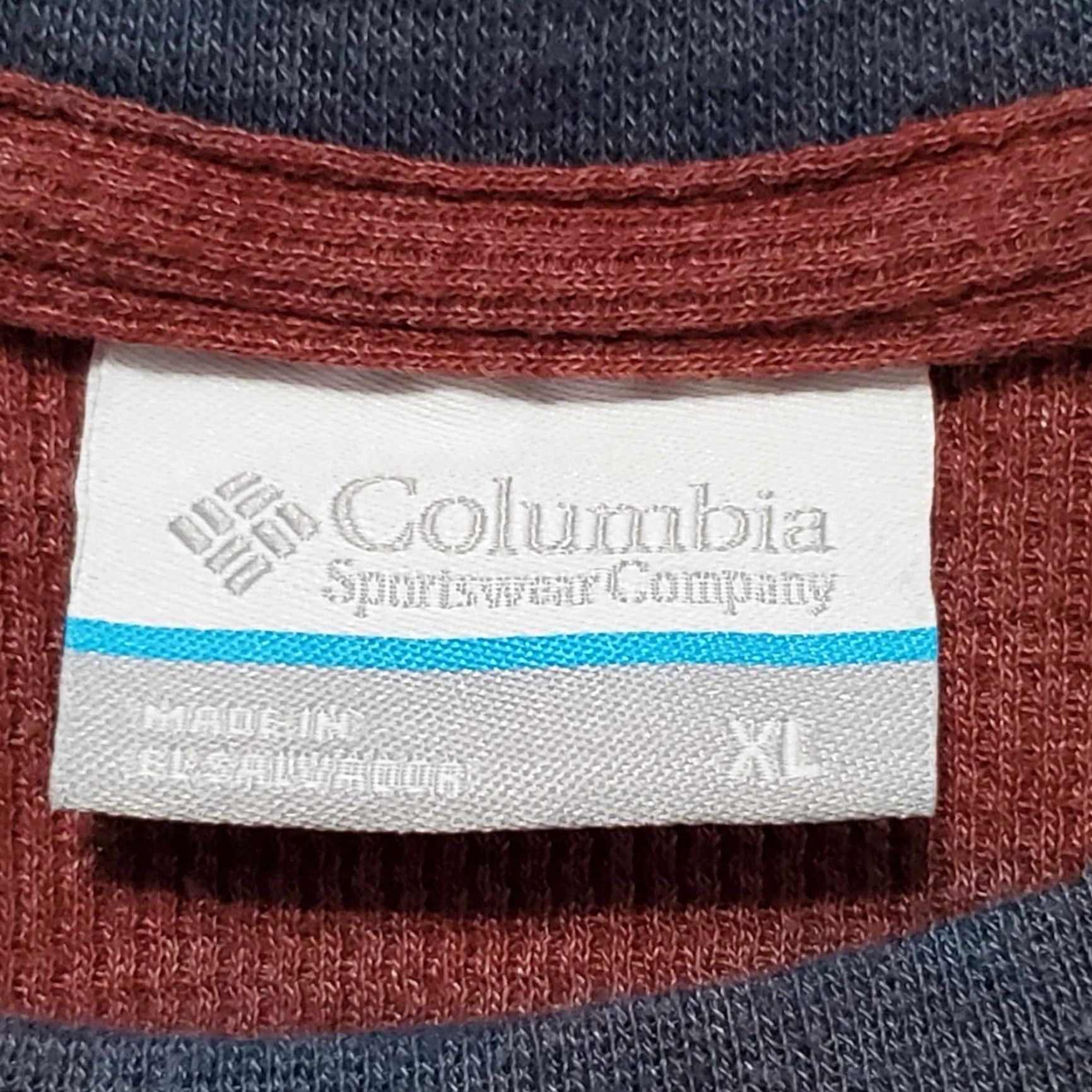 Vintage Columbia Shirt Adult XL Long Sleeve Dark Gray Maroon Size US XL / EU 56 / 4 - 3 Thumbnail