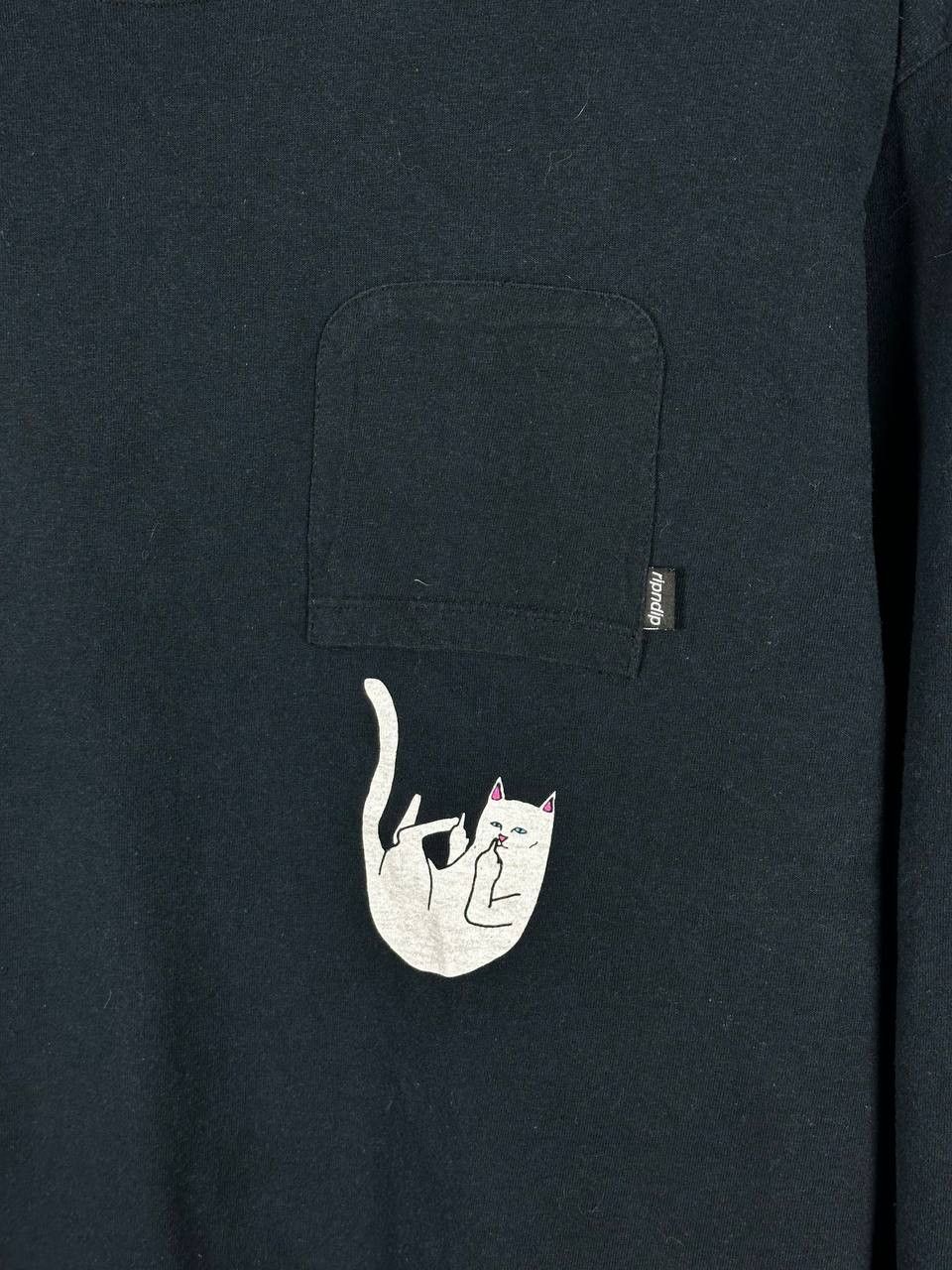 RIPNDIP × Vintage Vintage Rip N Dip ICONIC LS T Shirt Pocket Graphic Cat Size US XL / EU 56 / 4 - 4 Thumbnail