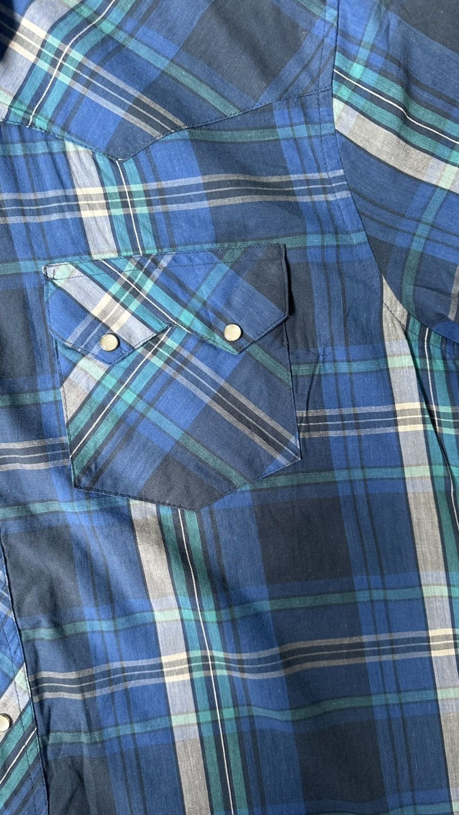 Rustler VINTAGS RUSTLER BY WRAGLER PEARL SNAP WESTERN SHIRT Size US XL / EU 56 / 4 - 3 Thumbnail